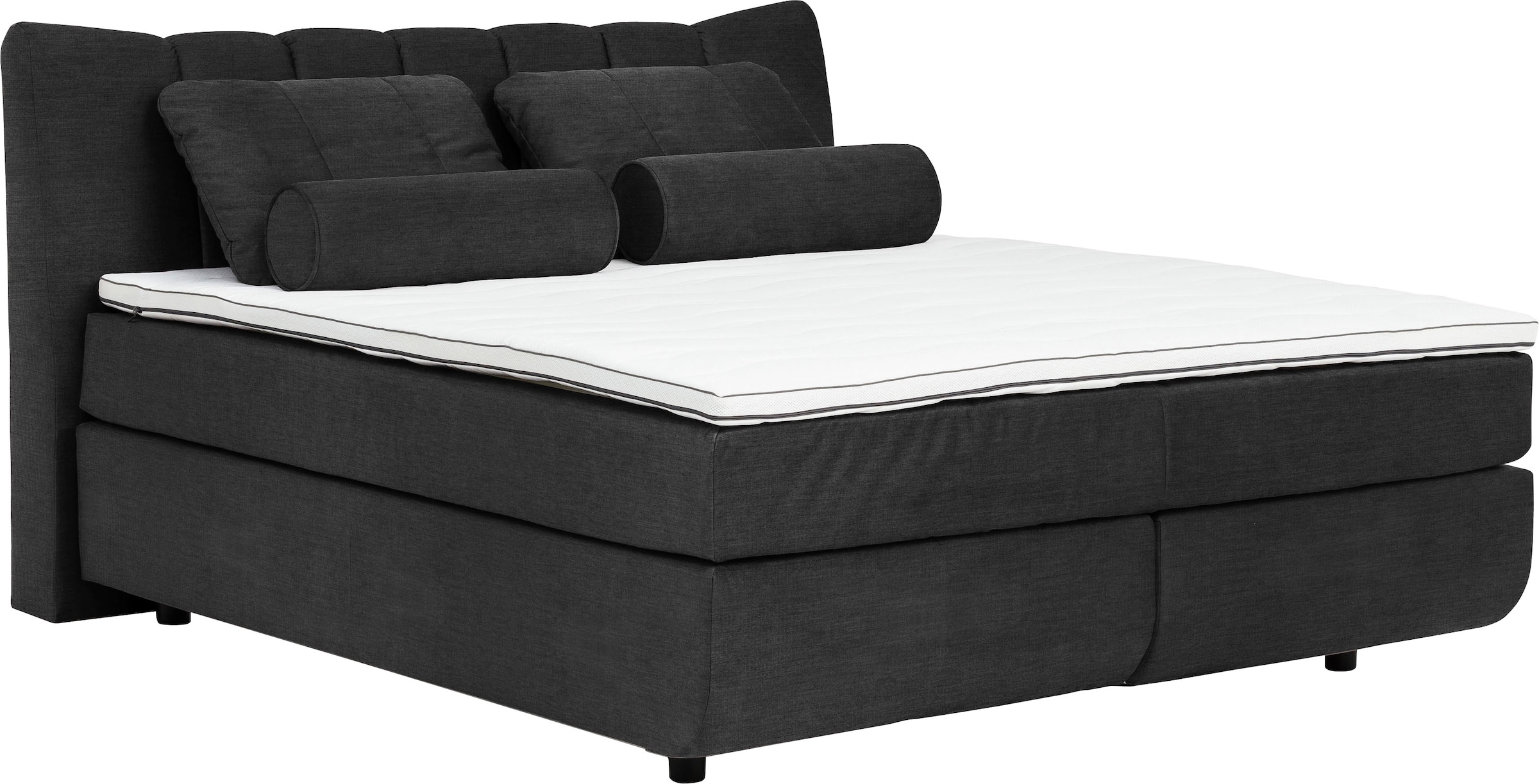 Home affaire Boxspringbett »Océane« Bodenfrei- wirkt freischwebend, verschiedene Härtegrade (auch H4)