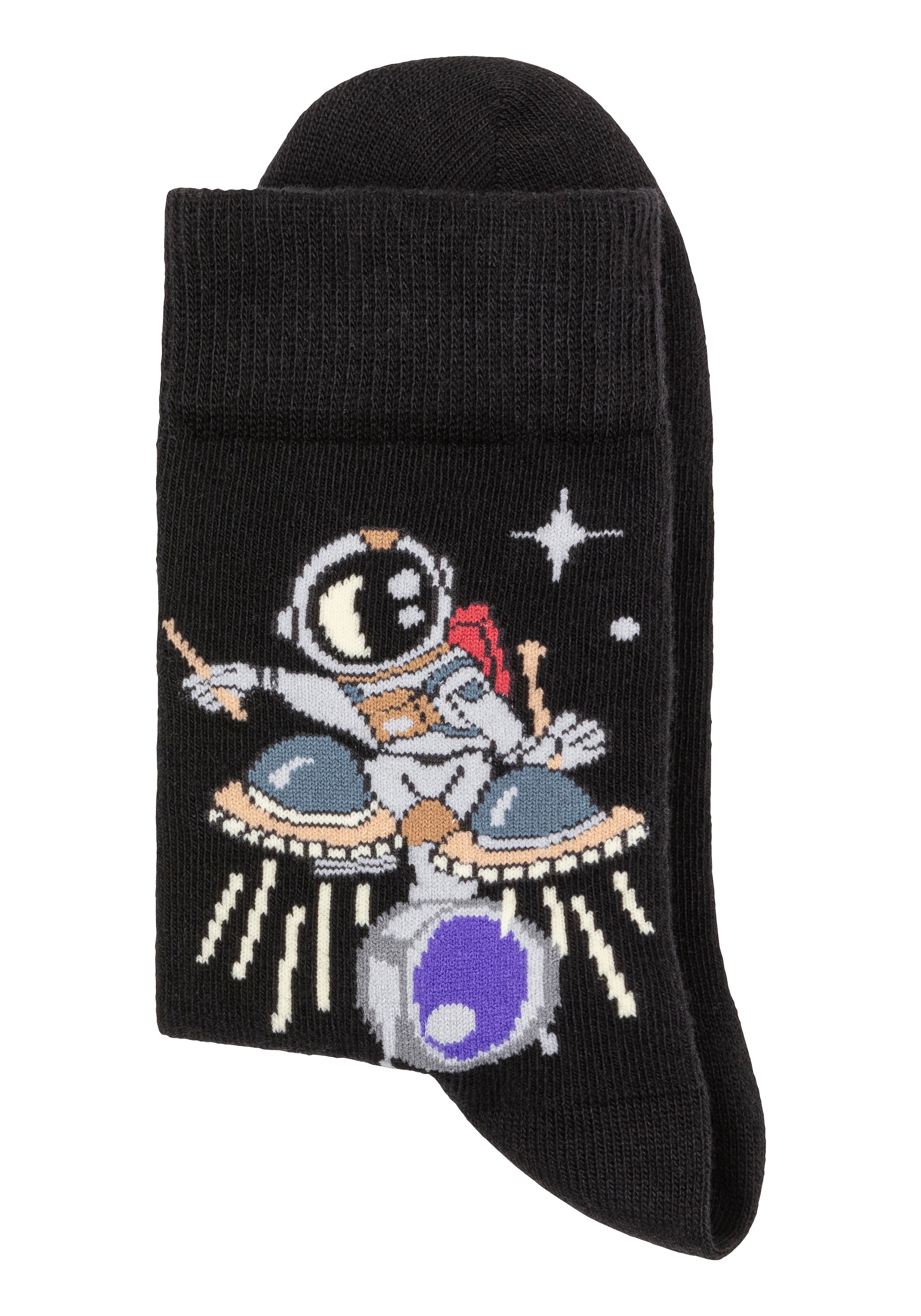 H.I.S Socken, (Packung, 5 Paar), mit Astronaut-Motiven