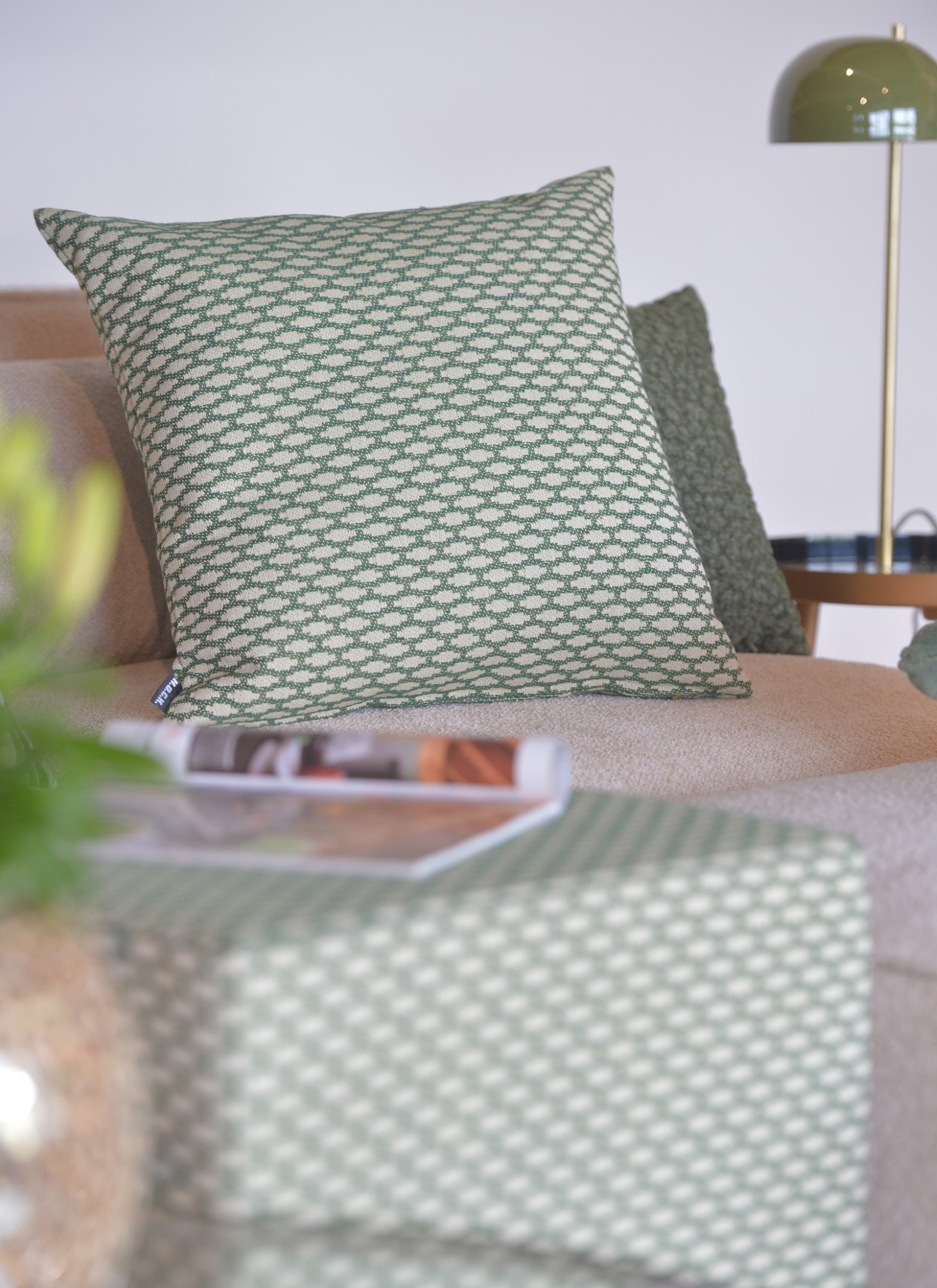 H.O.C.K. Dekokissen »Nalou« Sofakissen inkl. Füllung, 50x50cm, Dekokissen, gemustert