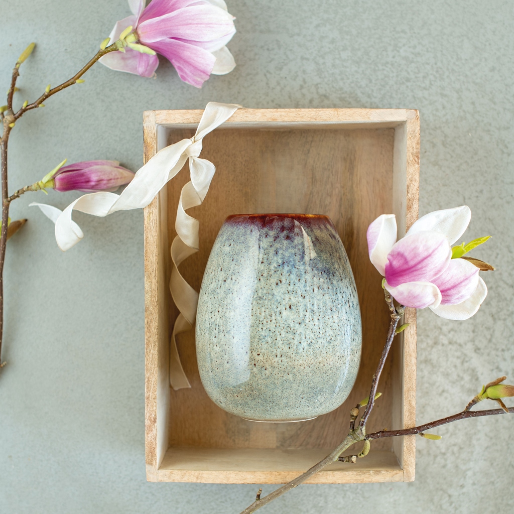 like. by Villeroy & Boch Dekovase »Vase Drop Lave Home 17,4 cm beige«