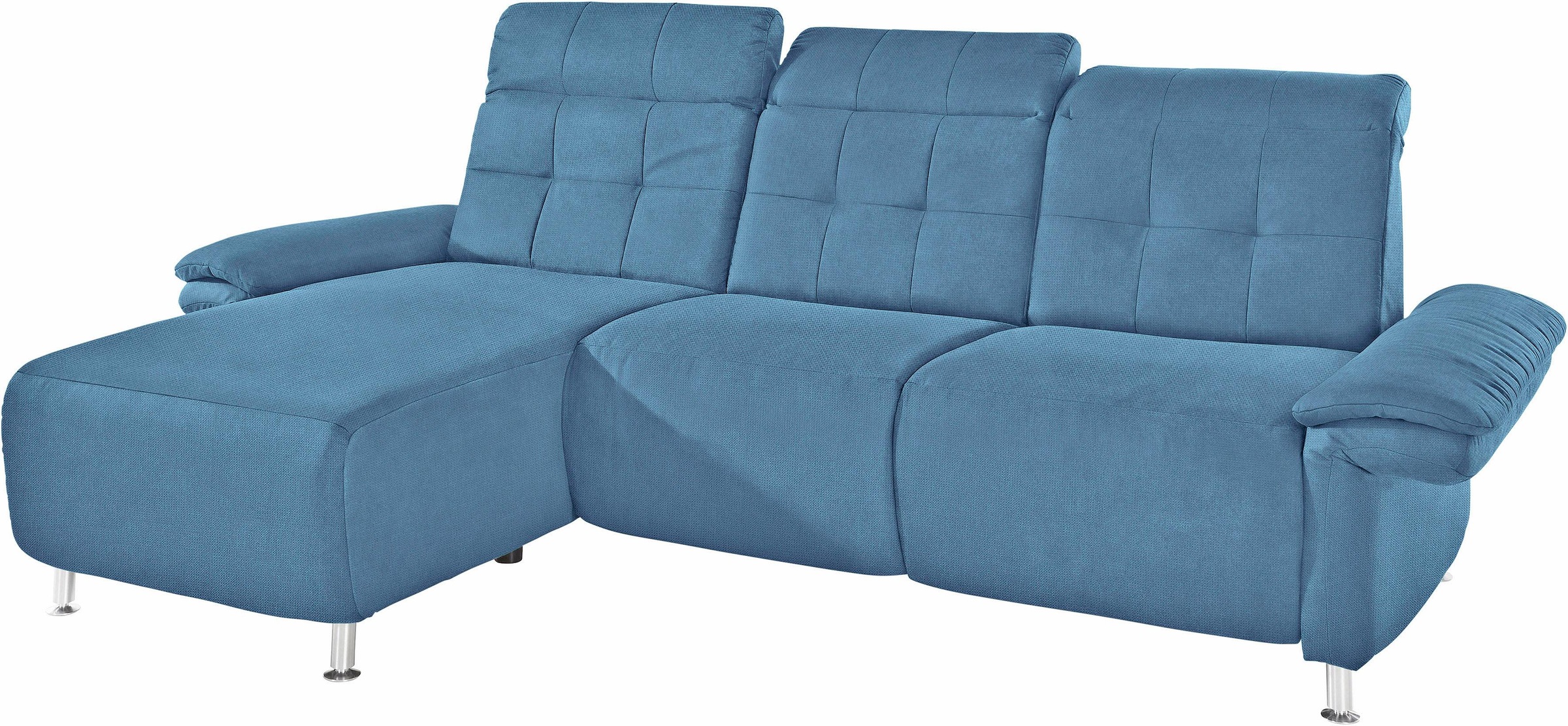 Places of Style Ecksofa »Manhattan L-Form«, 2 Sitze mit elektrischer Relaxfunktion, verstellbare Armlehnen
