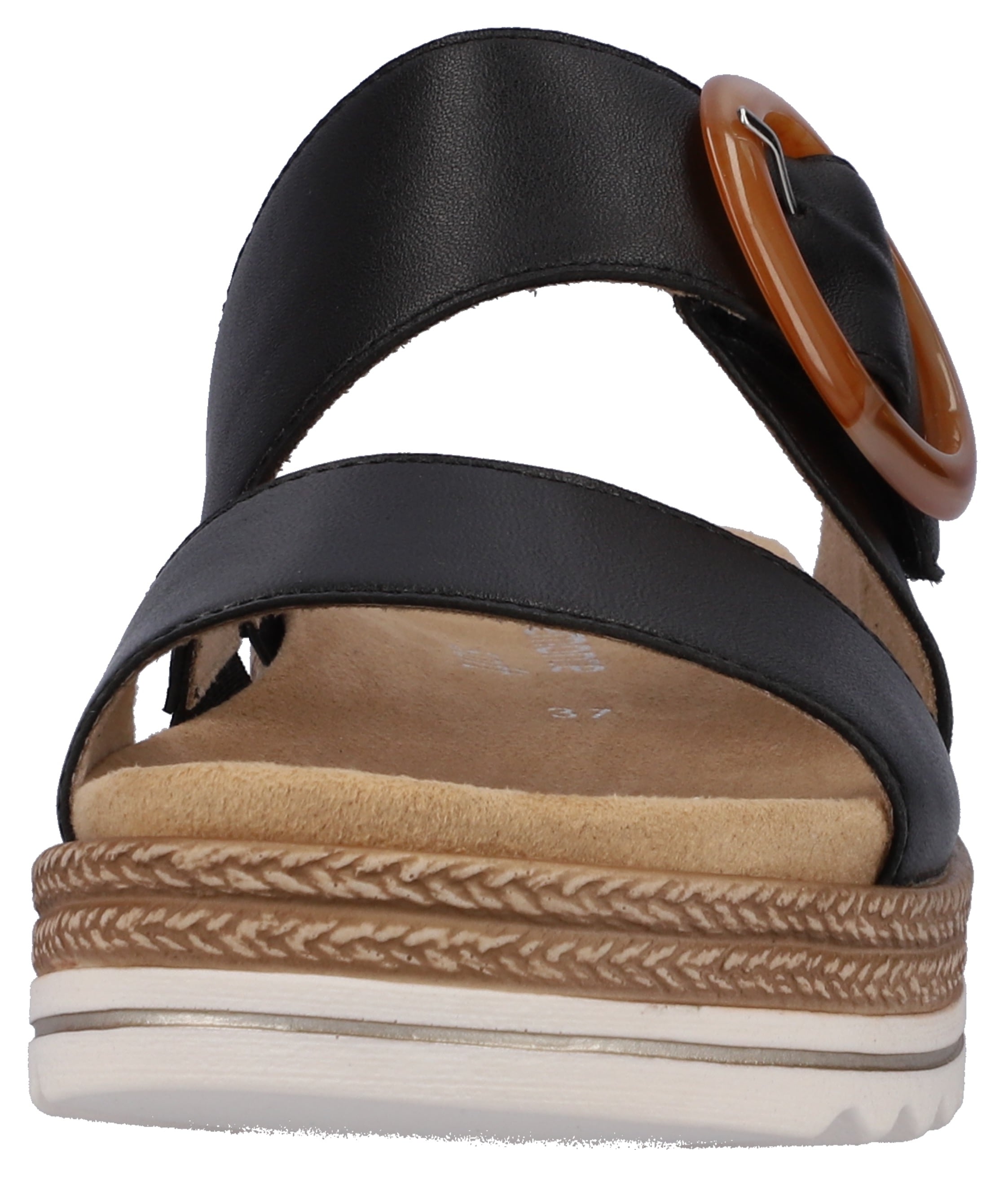 Remonte Pantolette, Keilabsatz, Sommerschuh, Schlappen mit Zierschnalle