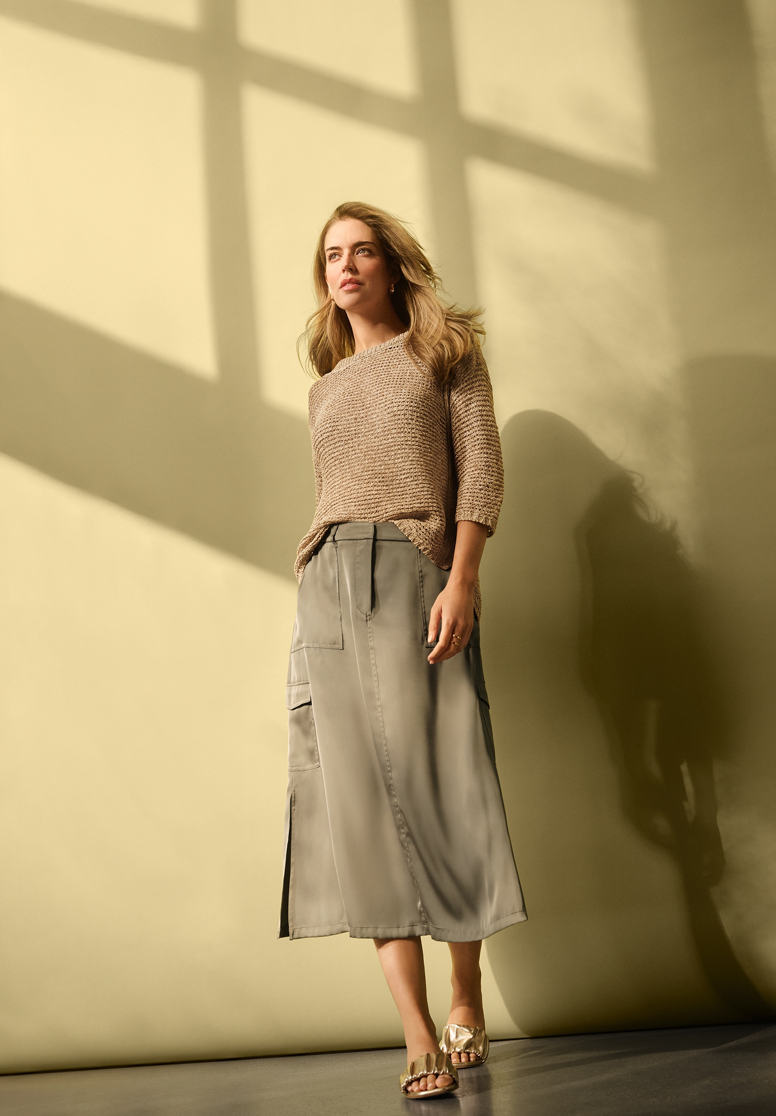 Betty Barclay Satinrock »Satinrock mit aufgesetzten Taschen«