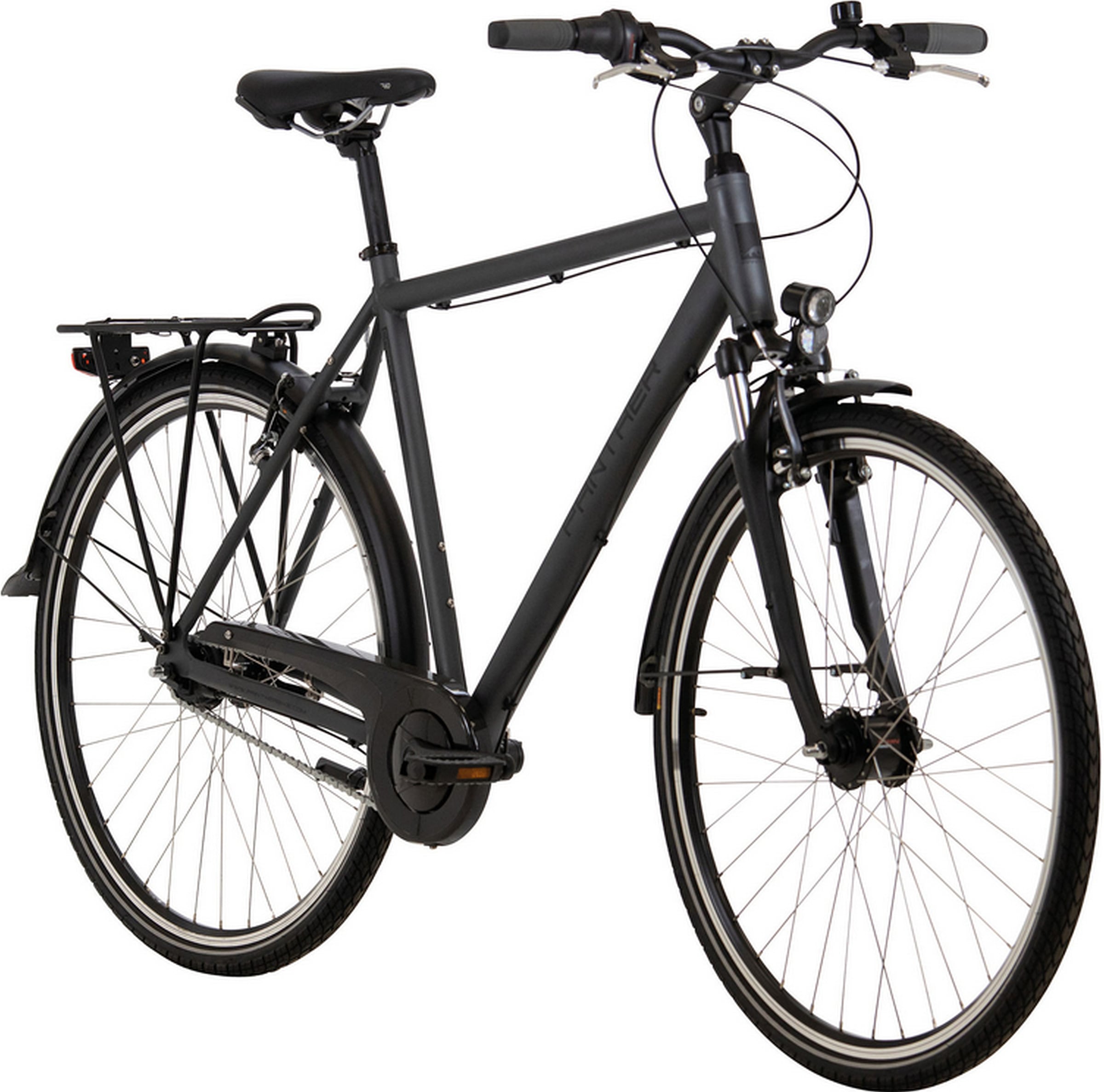 Panther Cityrad »Citybike Caraz 3.0 Diamant 28 Zoll anthrazit matt«
