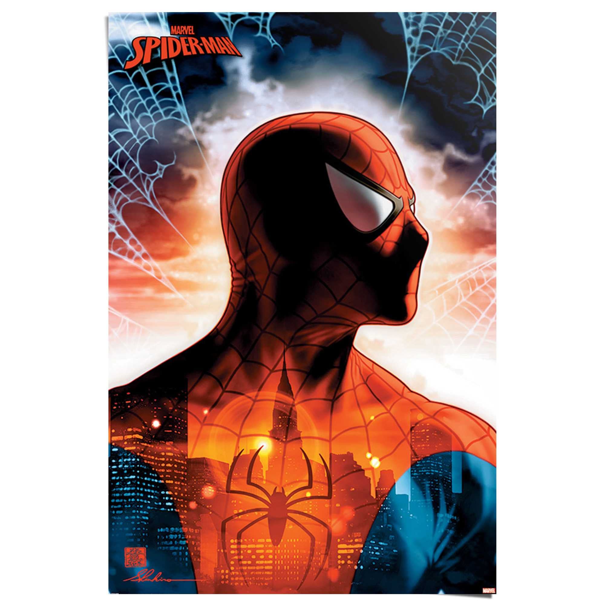 Reinders! Poster »Spiderman - protector of the city« auf Rechnung bestellen | Poster