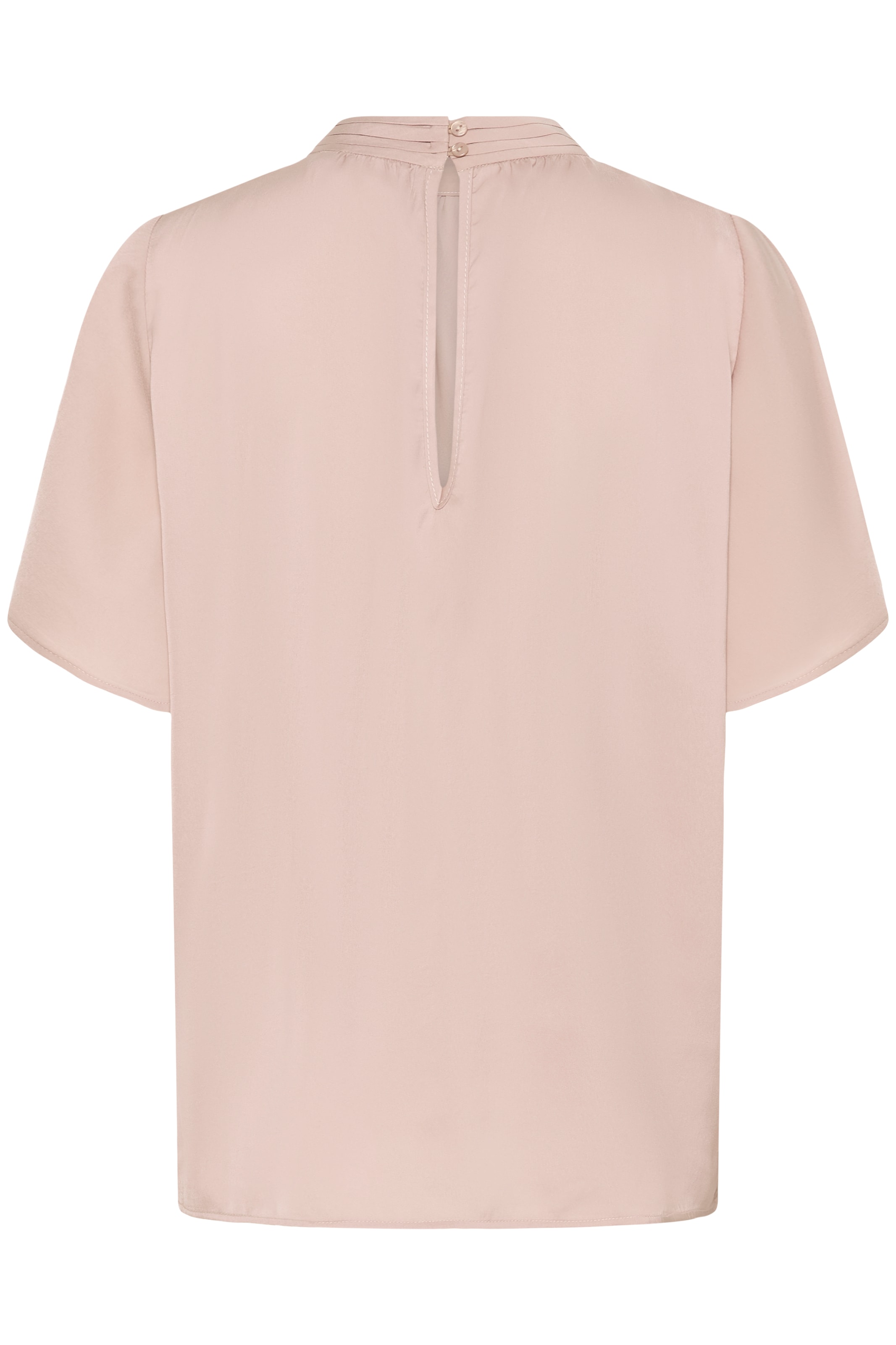 Saint Tropez Kurzarmbluse »AileenSZ Flared Blouse« Kunstfaser, Regular fit