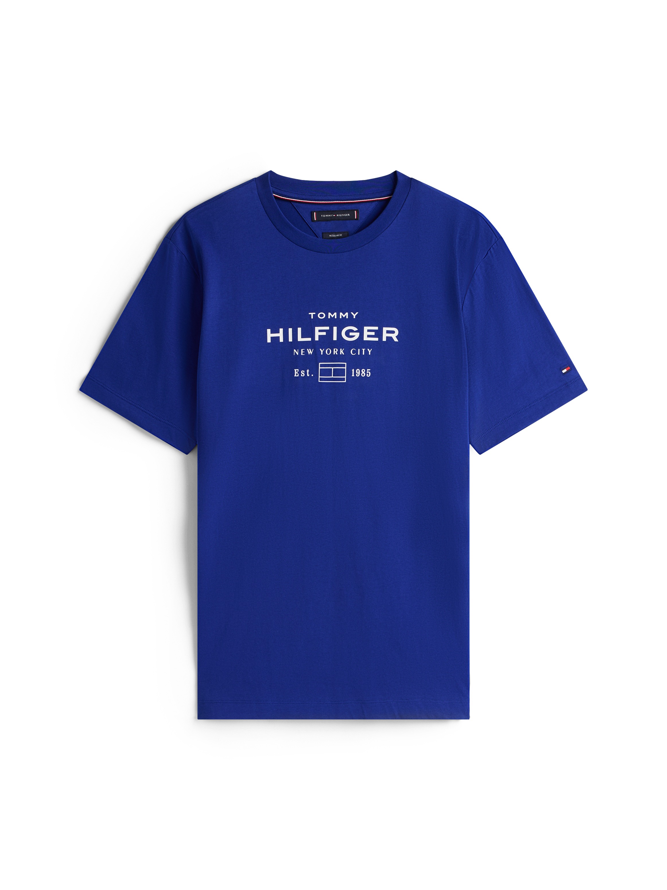 Tommy Hilfiger T-Shirt »HILFIGER STACK GRAPHIC TEE« Regular fit mit Rundhalsausschnitt