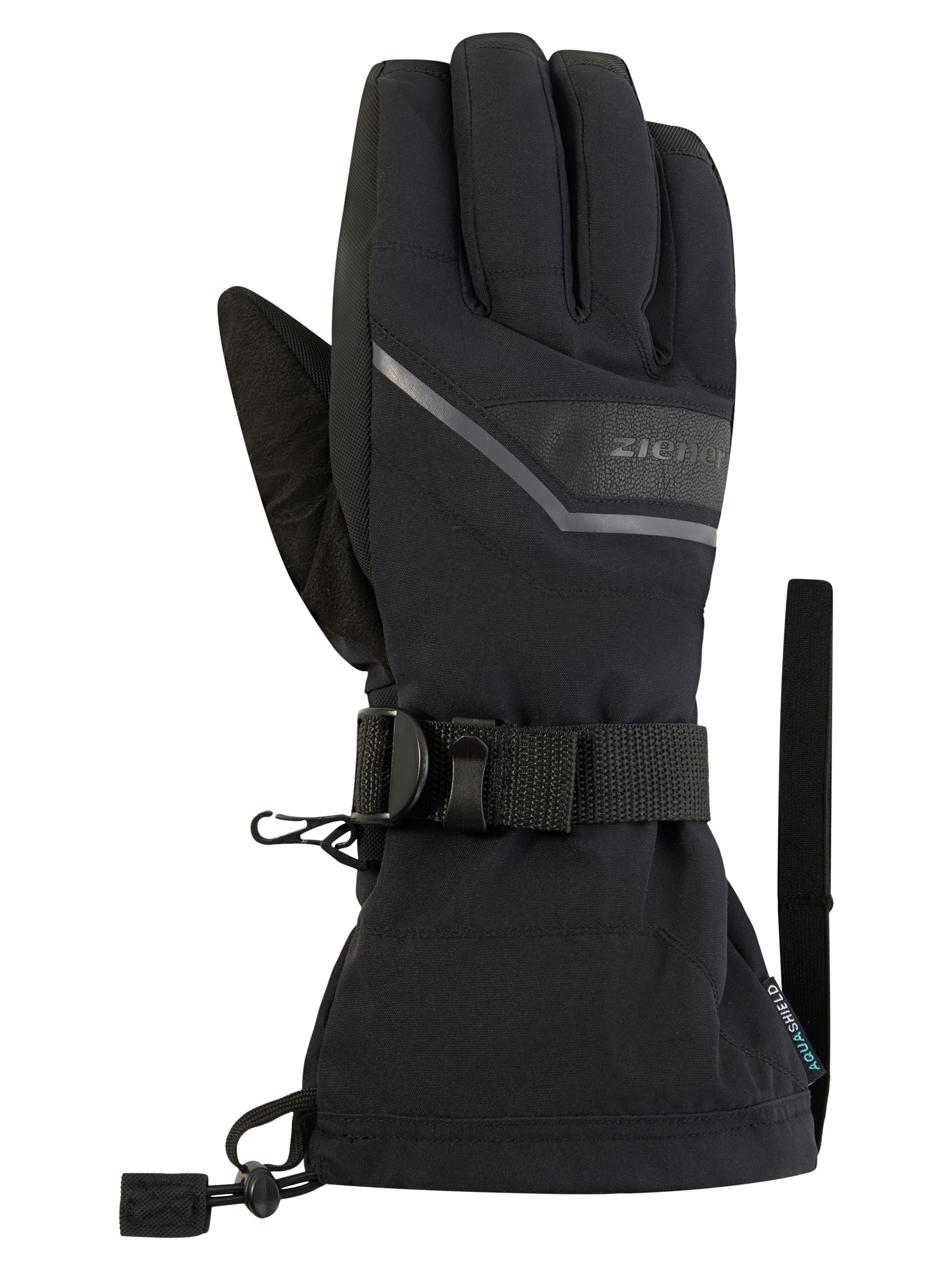 Ziener Skihandschuhe »GASTIANU-Z AQUASHIELD®« wasserdicht, winddicht, atmungsaktiv, lange Stulpe