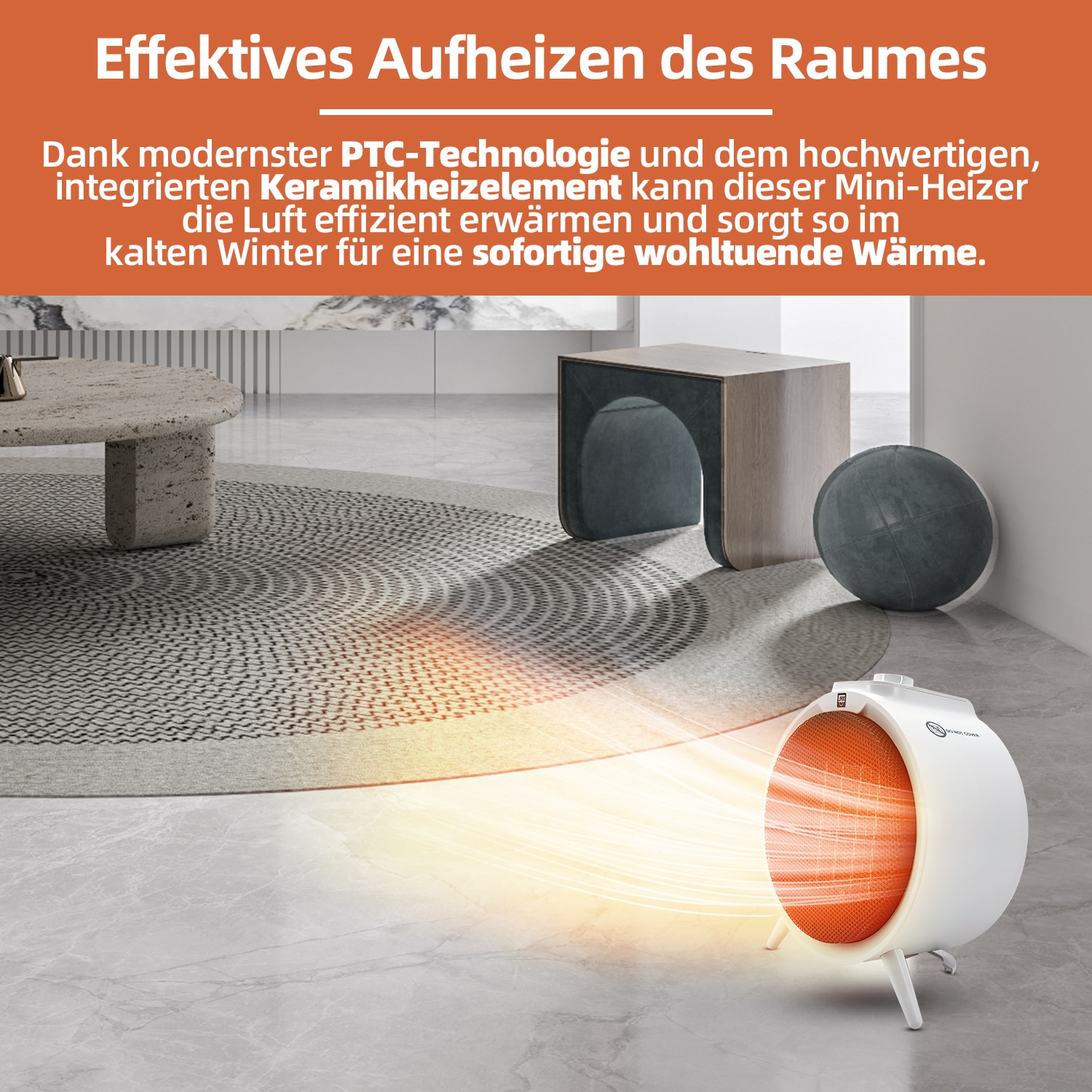 SHX Heizlüfter »SHX59PTC1800«, 1800 W, PTC-Keramik, 1800W