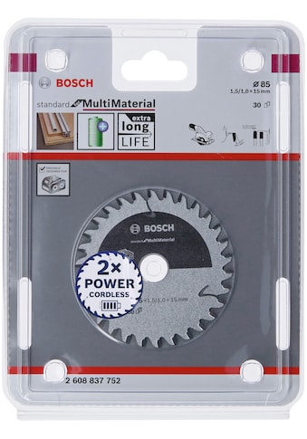 Bosch Professional Kreissägeblatt »Standard for Multi Material«, für Akkusägen, 85 x... kaufen
