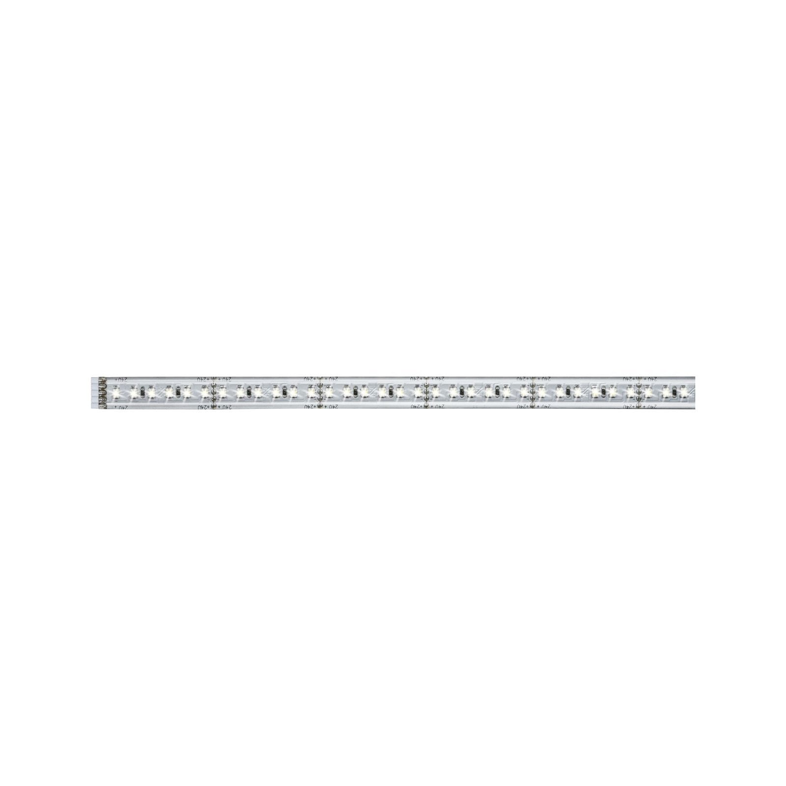 Paulmann LED-Streifen »MaxLED 1000 Stripe 1m IP44 Cover 2700K 12W 24V Silber Kunststoff«, 1 St.-flammig