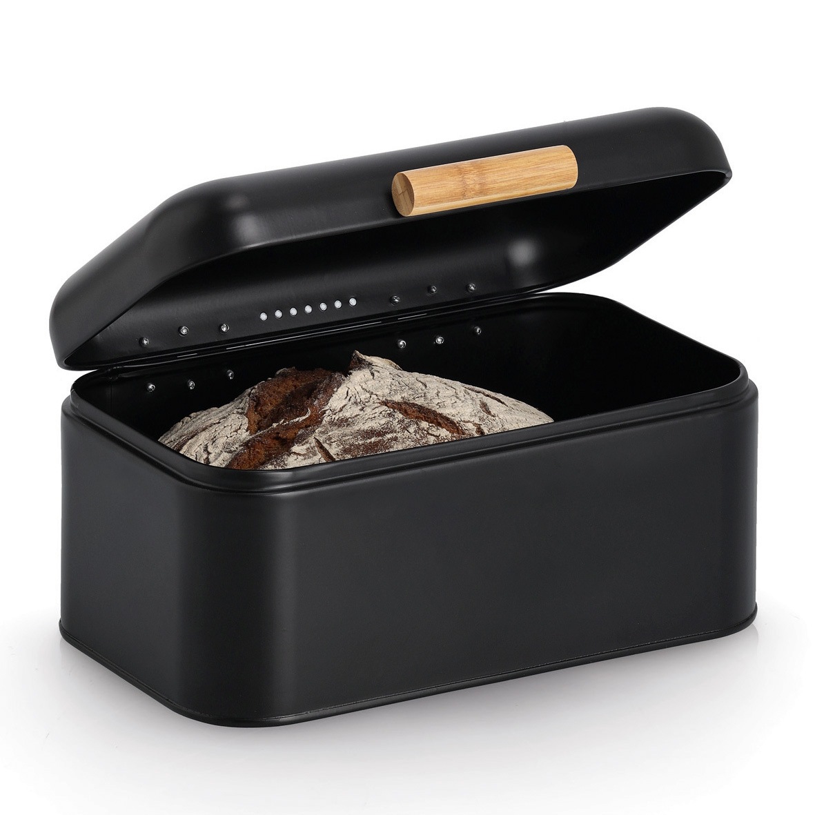 Zeller Present Brotkasten »Brotbox, Metall/Bambus« ca. 30,5x20,5x15 cm