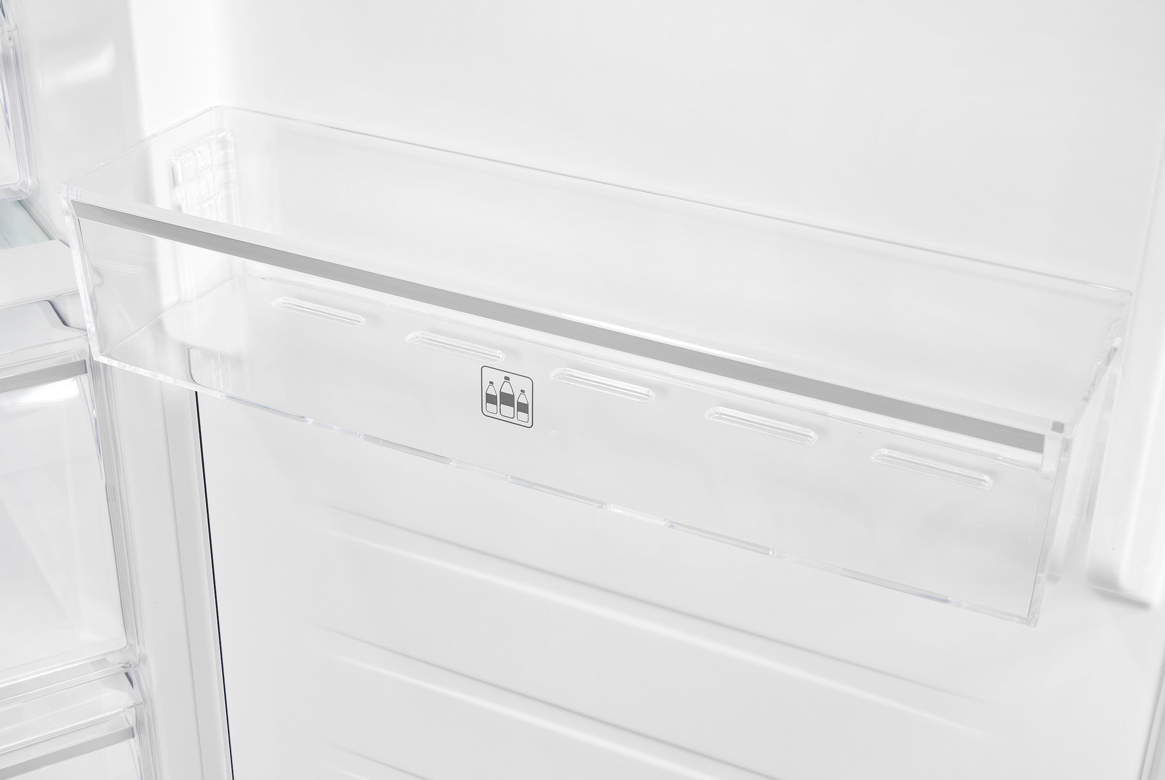 exquisit Vollraumkühlschrank »KS360-V-HE-040D« 185 cm hoch 60 cm breit 359 L Vollraumkühlschrank: No-Frost, flexibel & mit LED-Innenlicht