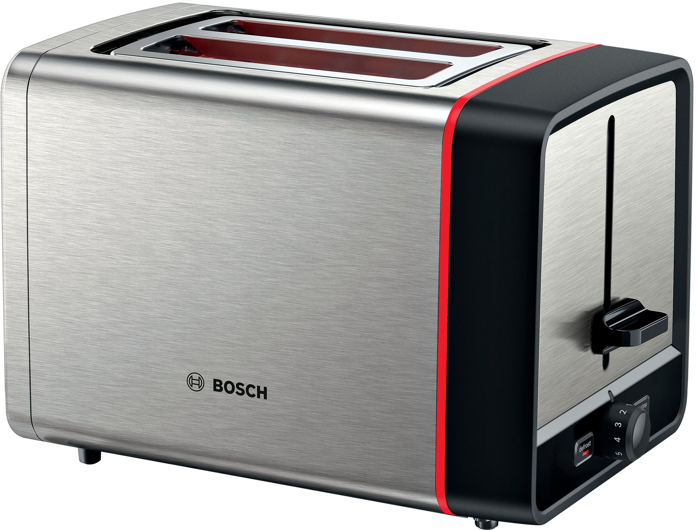 Bosch Tat6m420 Mymoment Tostapane 2 Fette 970 W Acciaio Inox Colore Acciaio Inox