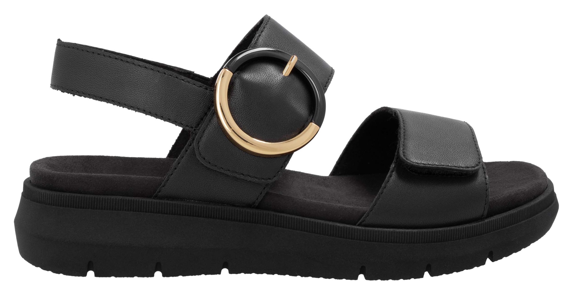 Remonte Riemchensandale, Sandale, Bequemschuh, Sommerschuh mit praktischen Klettverschlüssen