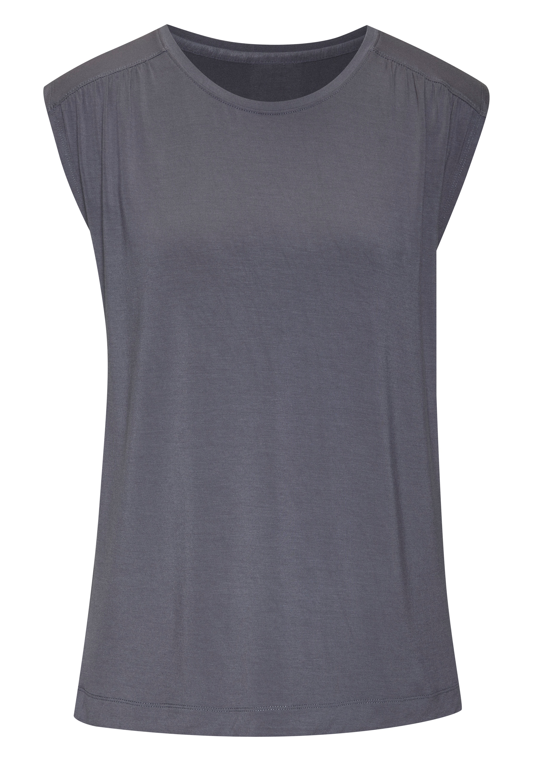 LASCANA Shirttop »mit Schulterraffung«, aus weichem Viskose-Stretch