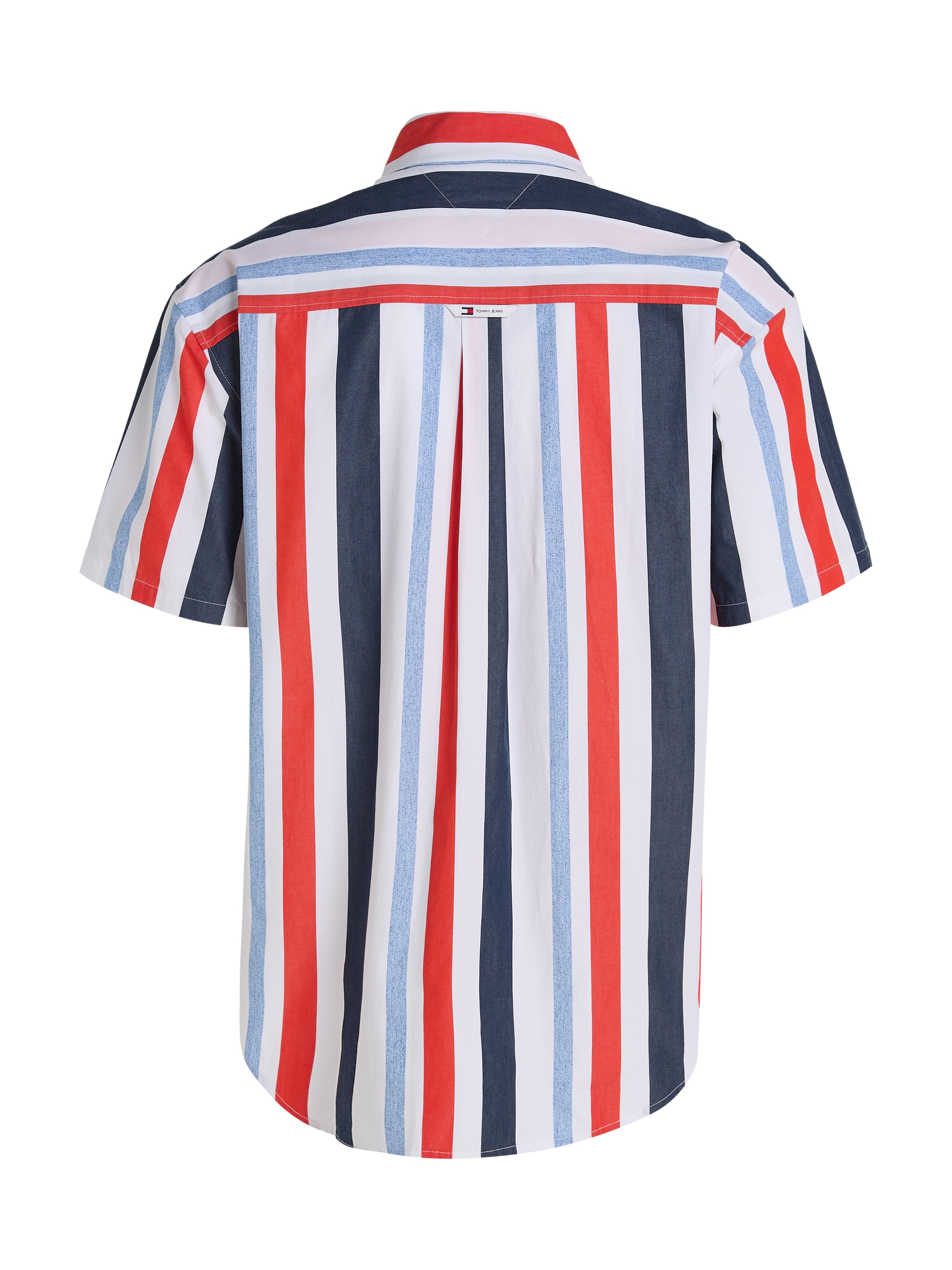 Tommy Jeans Kurzarmhemd »TJM RLX STRIPES SHIRT«, mit mehrfarbigen Streifen