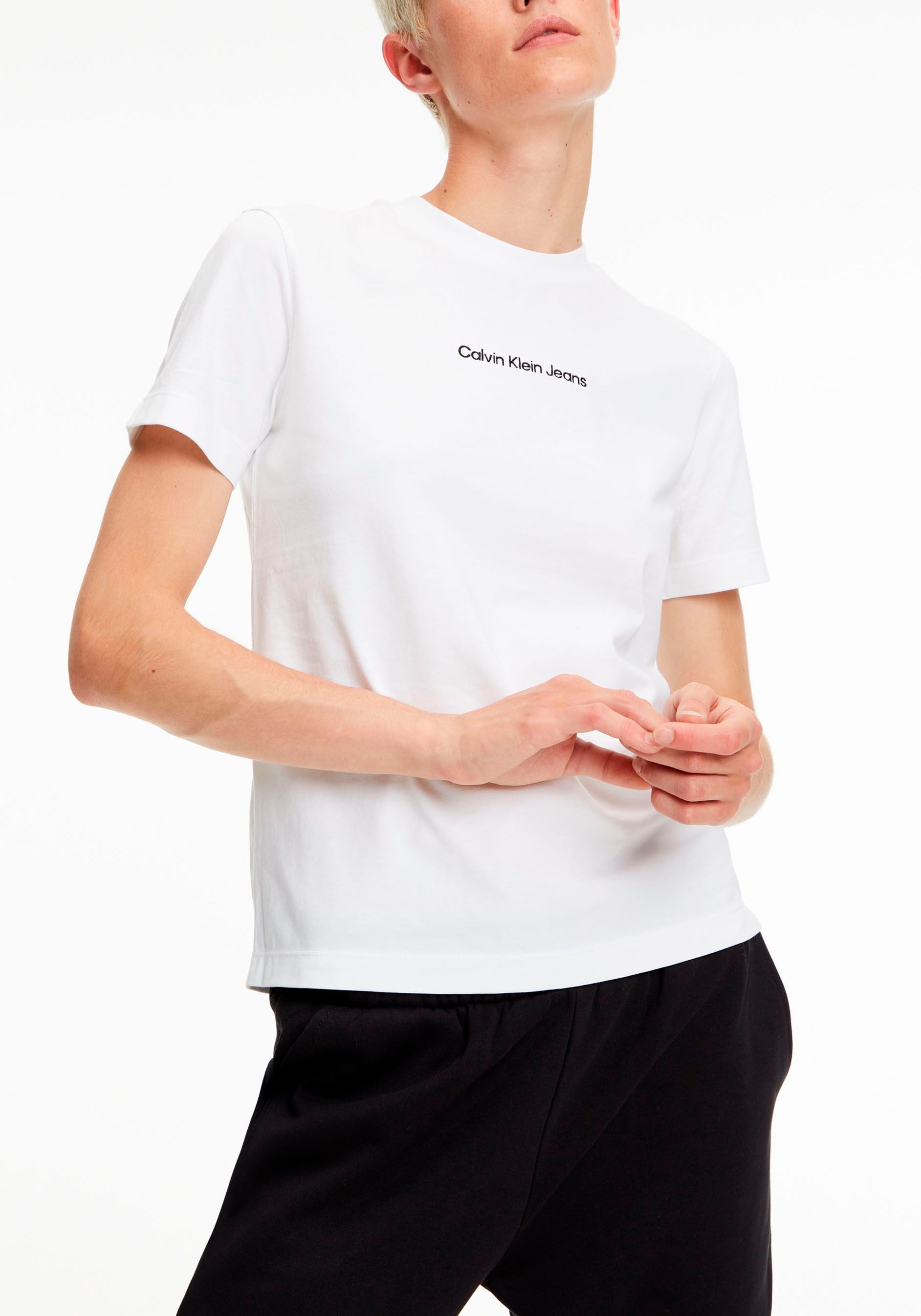 Calvin Klein Jeans T-Shirt, aus reiner Baumwolle bei ♕ | T-Shirts