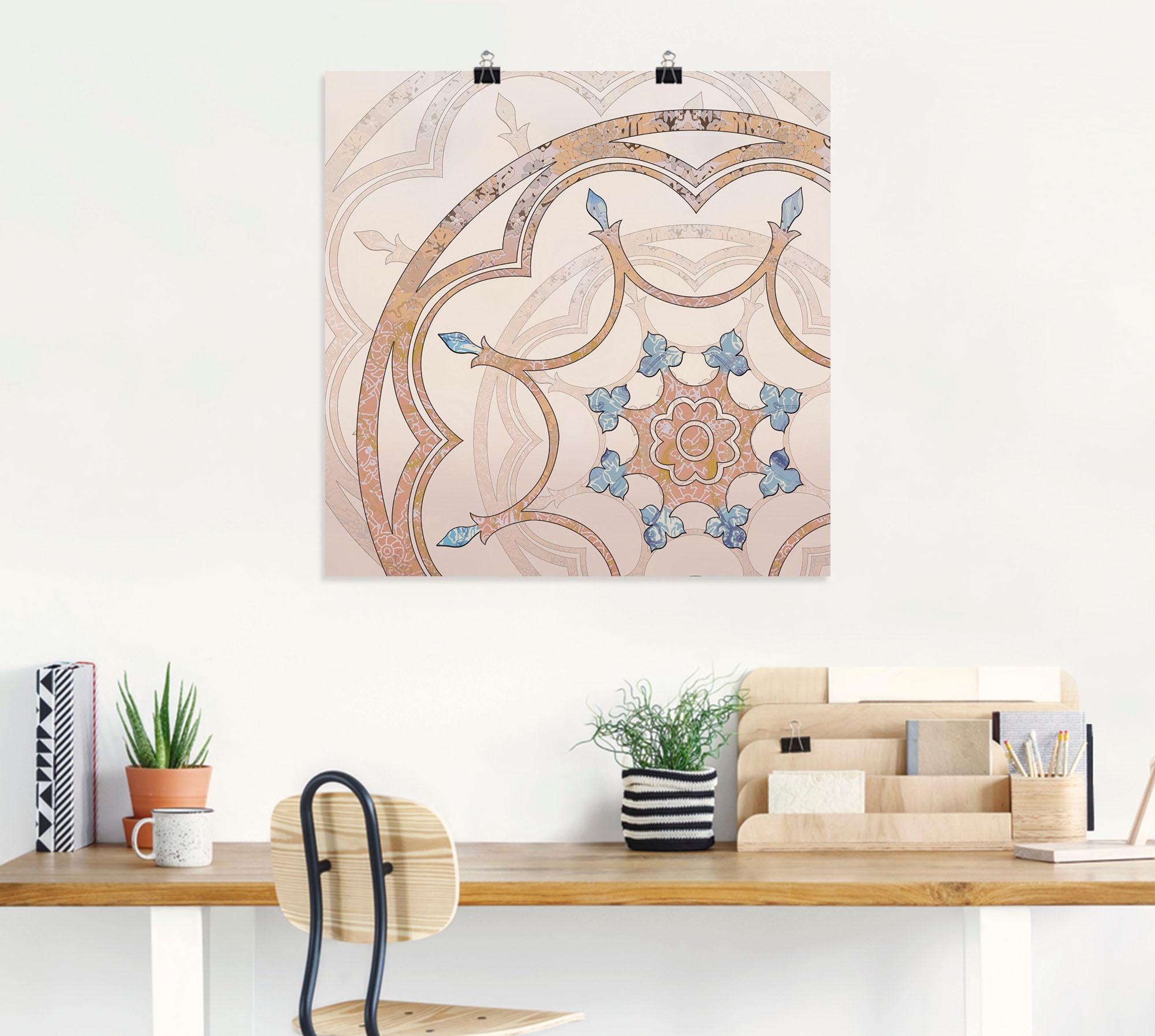 Artland Wandbild »Boho Mandala«, Muster, (1 St.), als Alubild, Outdoorbild, Leinwandbild, Poster in verschied. Größen