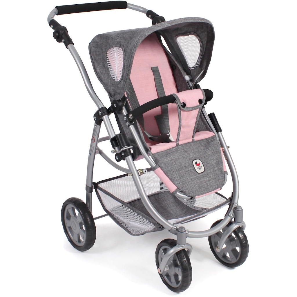 CHIC2000 Kombi-Puppenwagen »Emotion All In 3in1, Grau-Rosa«