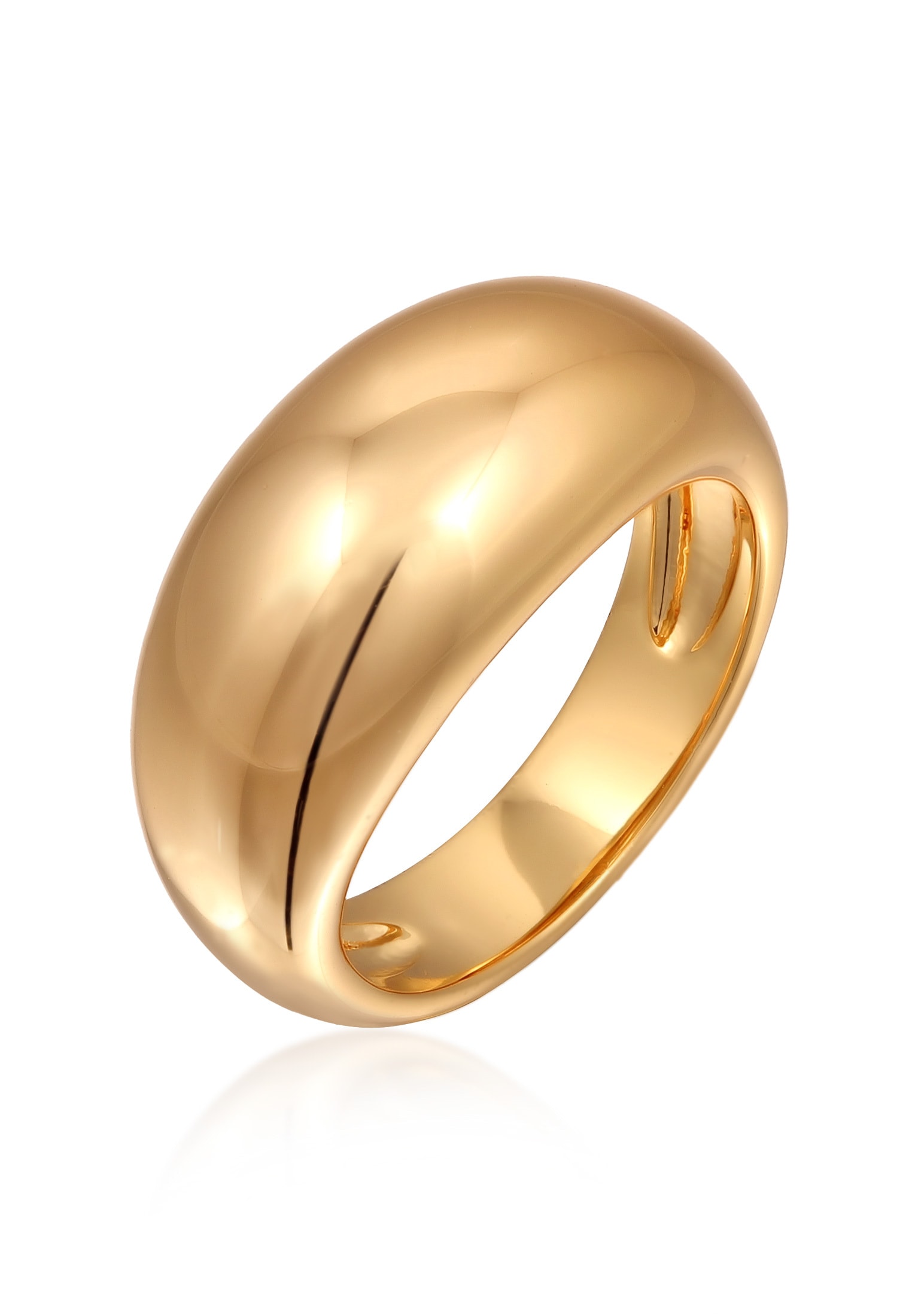 Elli Silberring »Ring Chunky Ring Silberfarben für Damen«