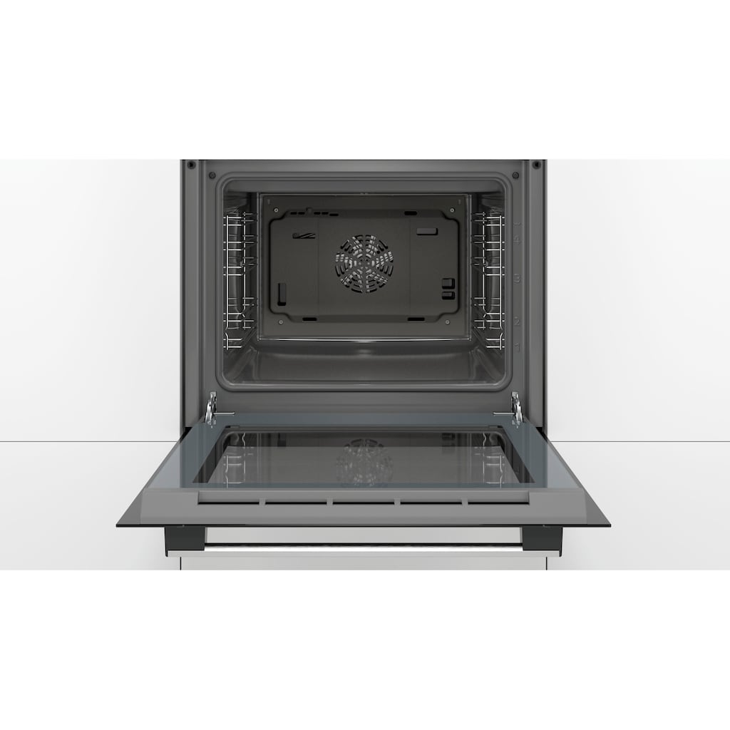 BOSCH Backofen-Set »HBD236VR60«, HBF133BR0, mit Teleskopauszug nachrüstbar, ecoClean Direct