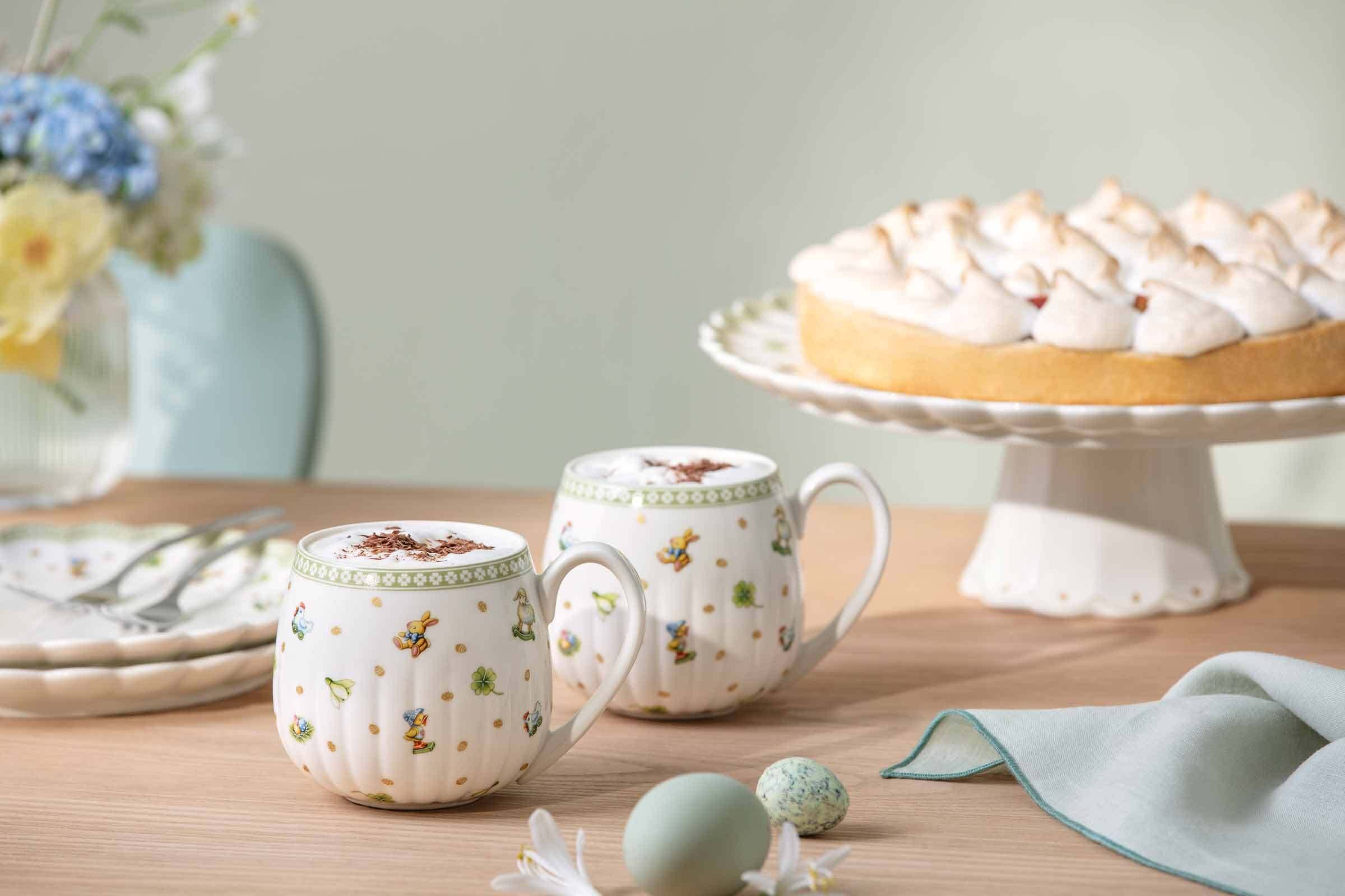 Villeroy & Boch Becher »Henkelbecher Easter Delight 350 ml 6er Set grün« Mikrowellengeeignet