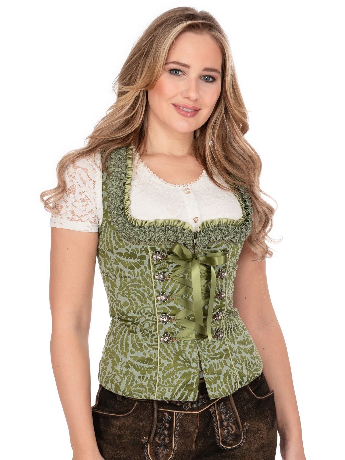 Krüger Trachtenbluse »Mieder 116666«