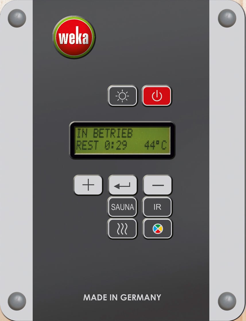 weka Sauna »Sara 2«, 9 kW Ofen mit ext. Steuerung