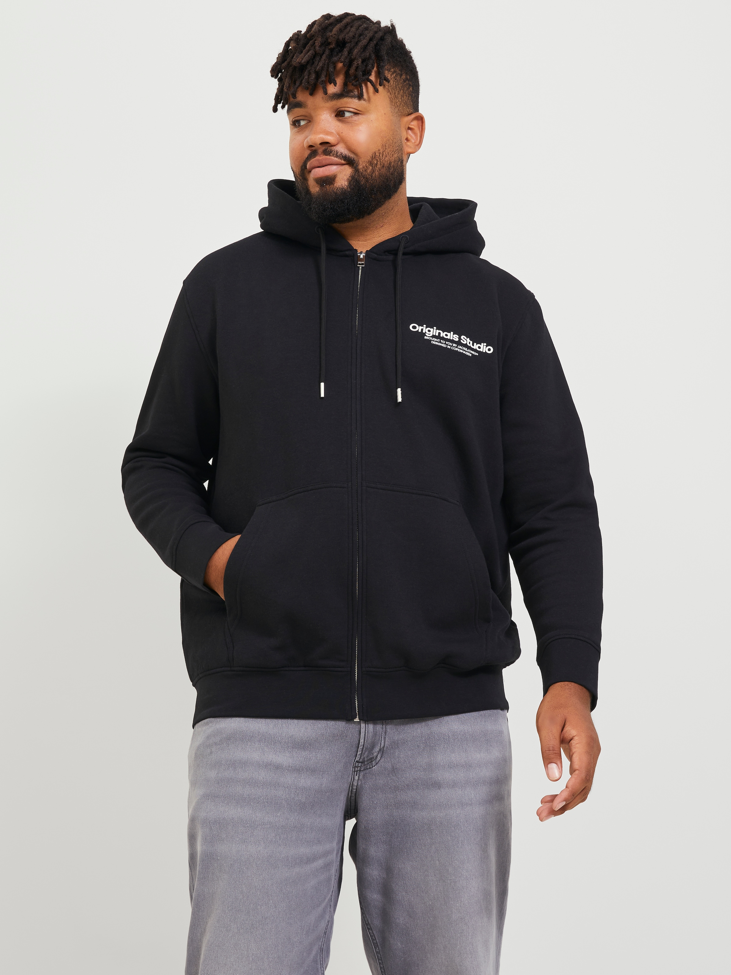 Jack & Jones PlusSize Kapuzensweatjacke »JORVESTERBRO SWEAT ZIP HOOD NOOS PLS«