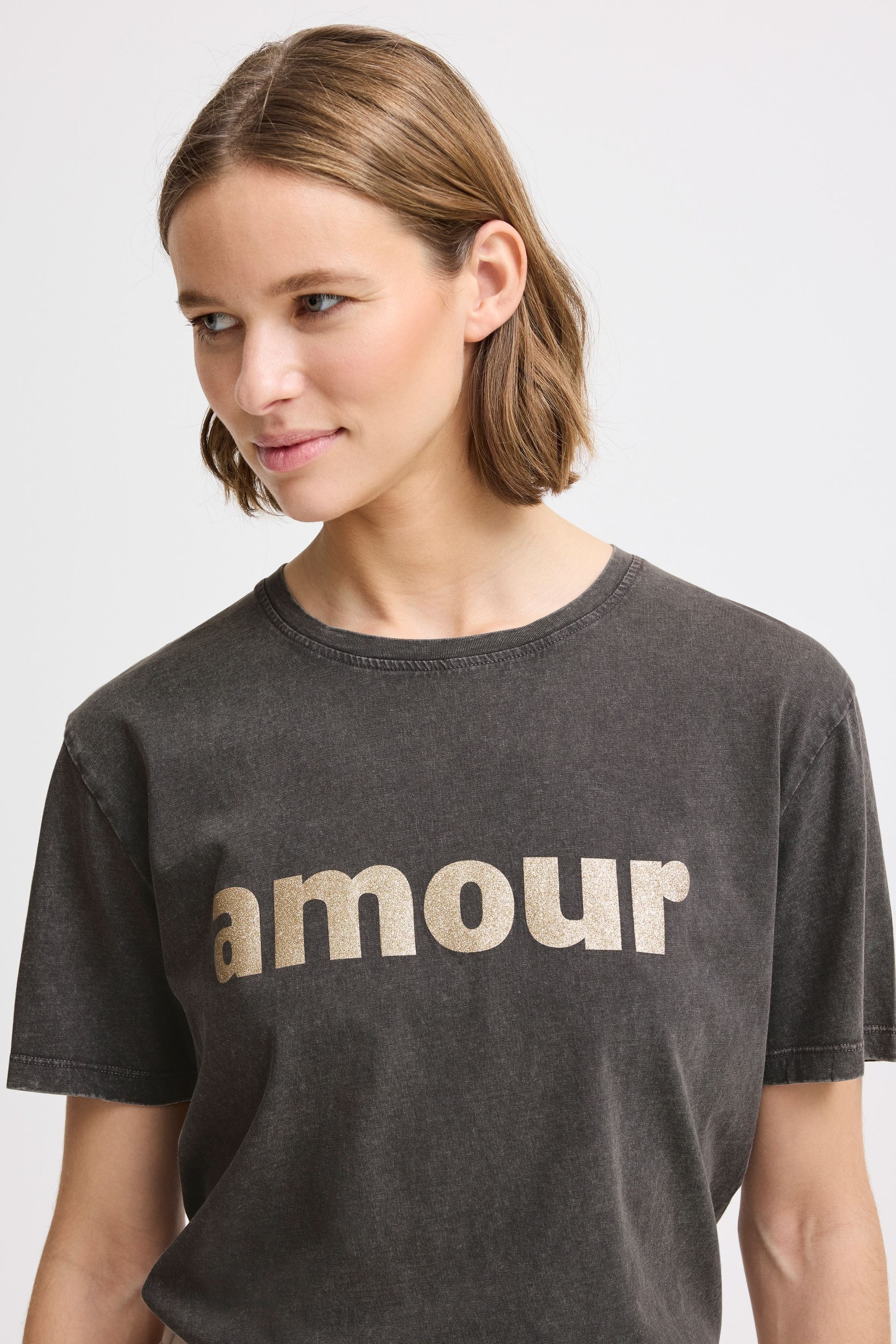 b.young T-Shirt »T-Shirt BYSOLKO TEXT TSHIRT -«