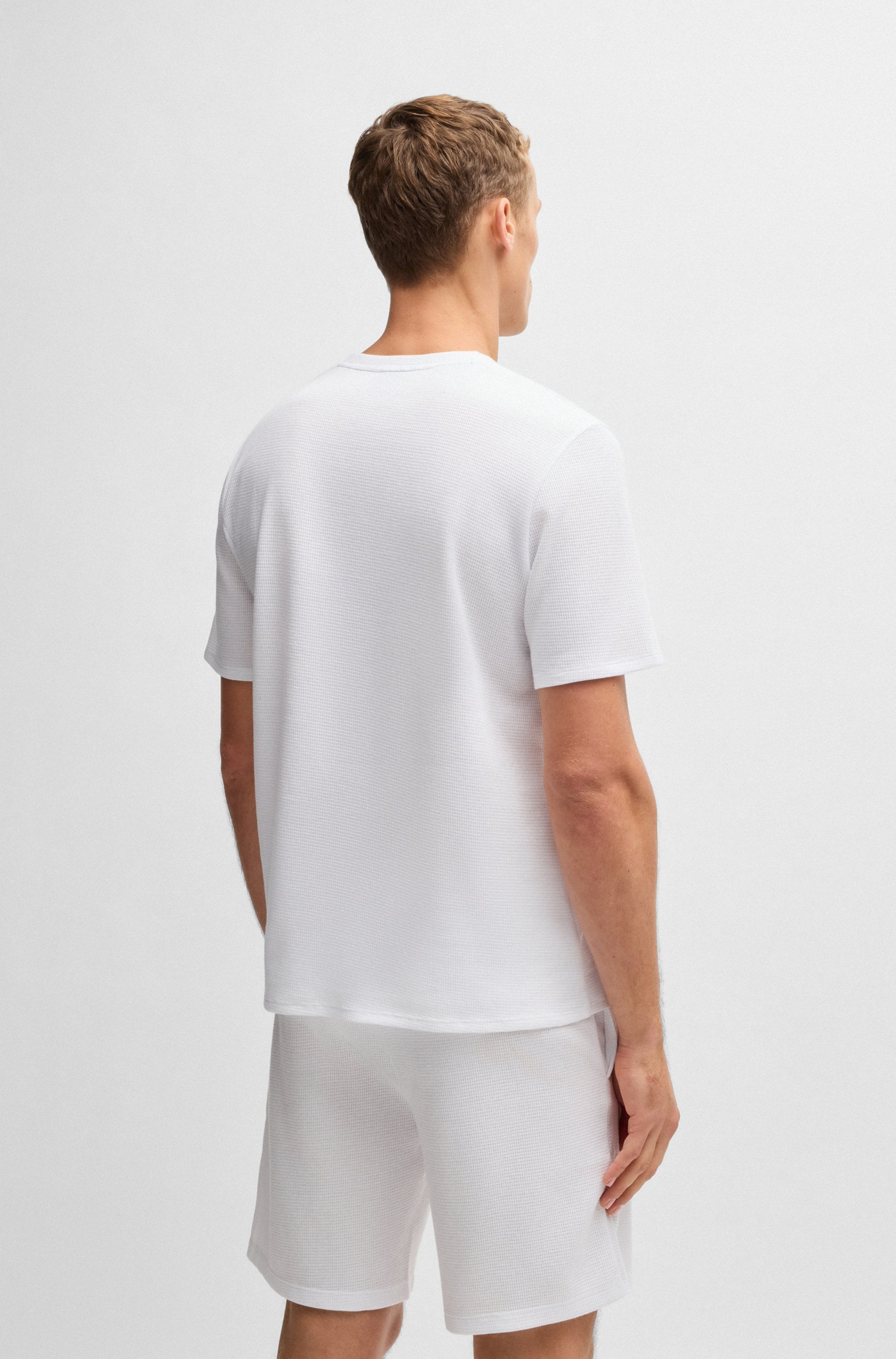 BOSS Pyjamaoberteil »Waffle T-Shirt«