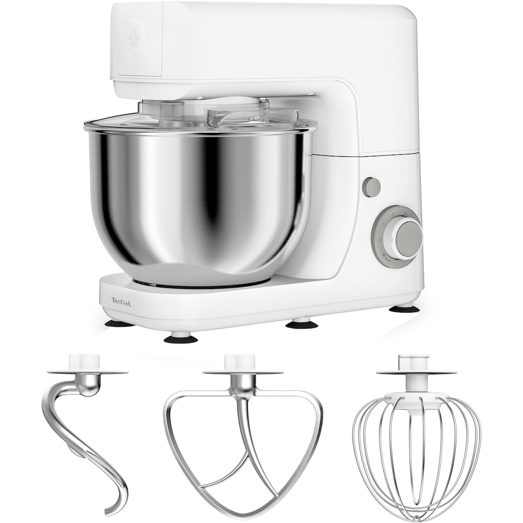 Tefal Küchenmaschine »QB1501 Masterchef Essential«, Back-Kit, 6 Geschwindigkeiten, Schneebesen, Rührhaken, Knethaken