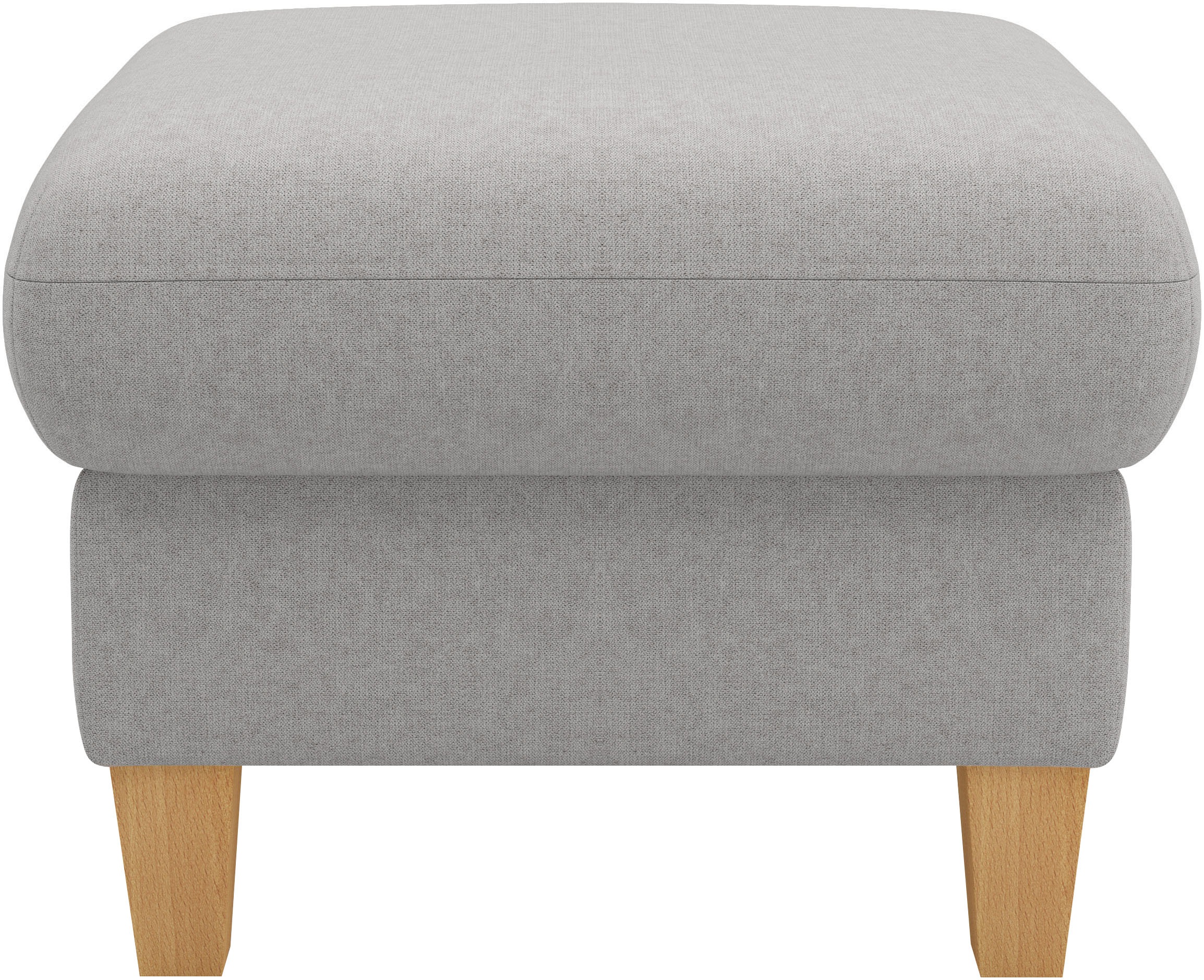 Home affaire Polsterhocker »Rochelle«, (1 St.), Massive 12 cm Holzbeine