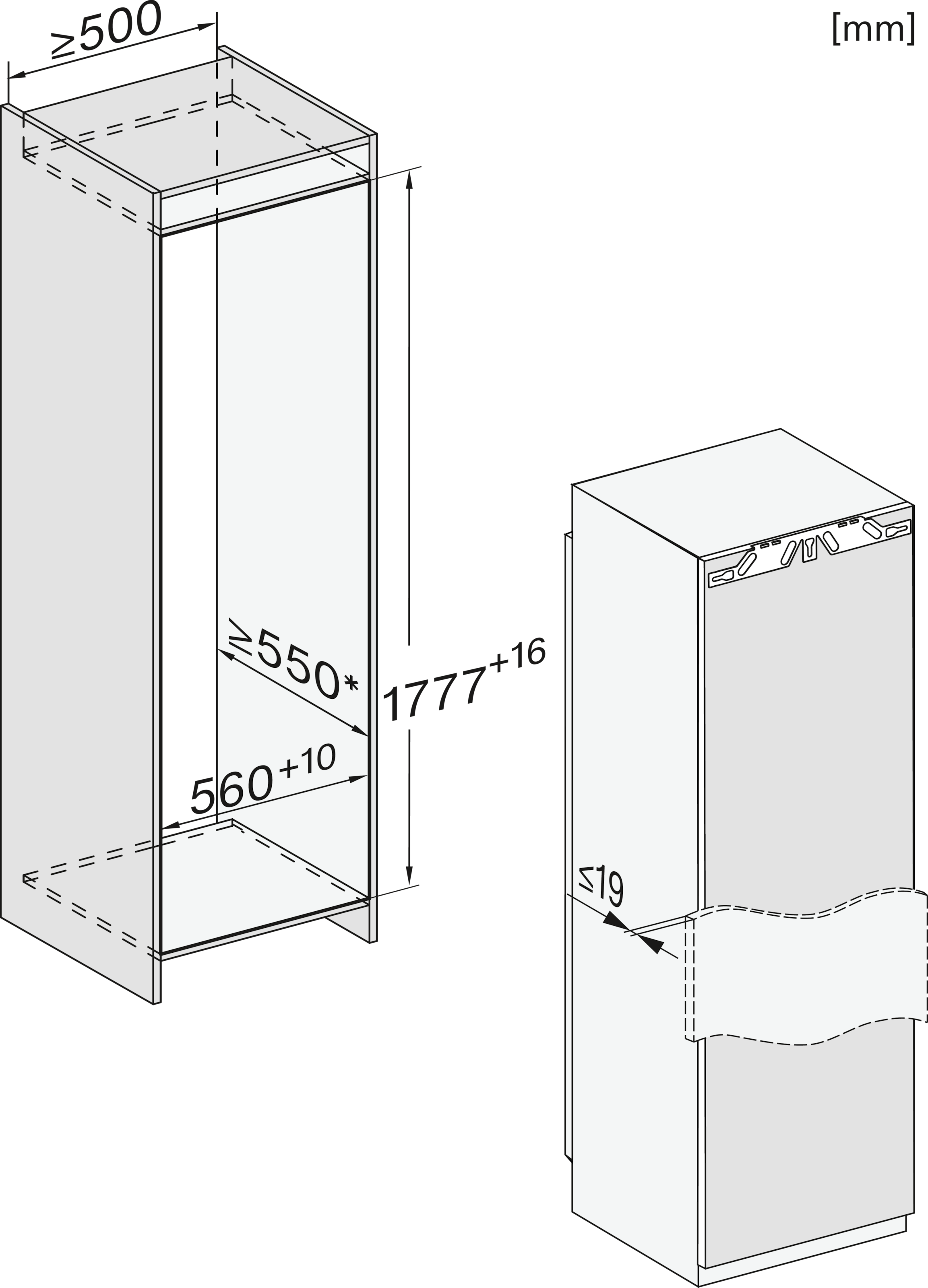 Miele Einbaukühlschrank »K 7798 C R«