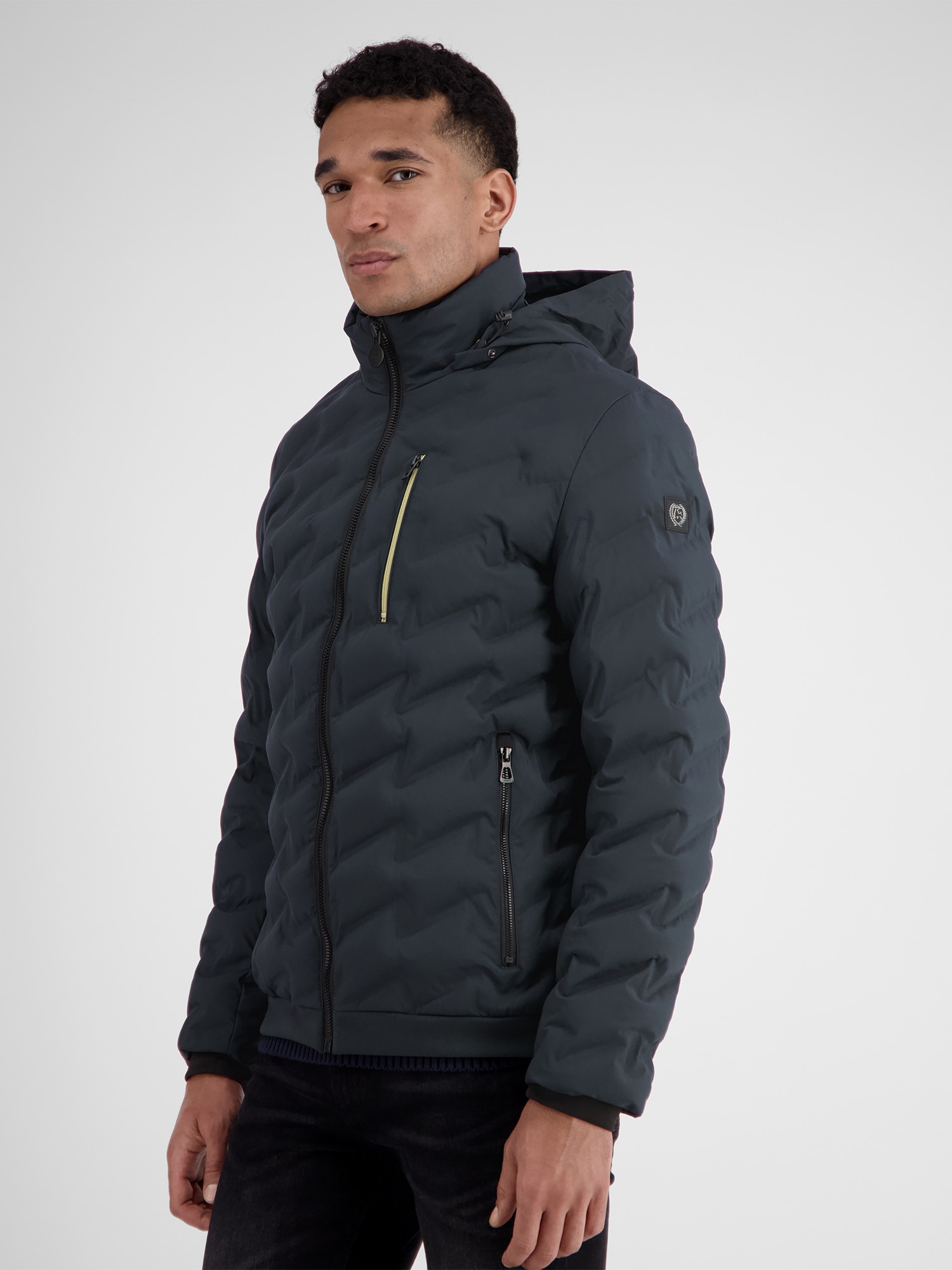 LERROS Outdoorjacke »Sportive Funktions-Steppjacke für Herren« mit Kapuze