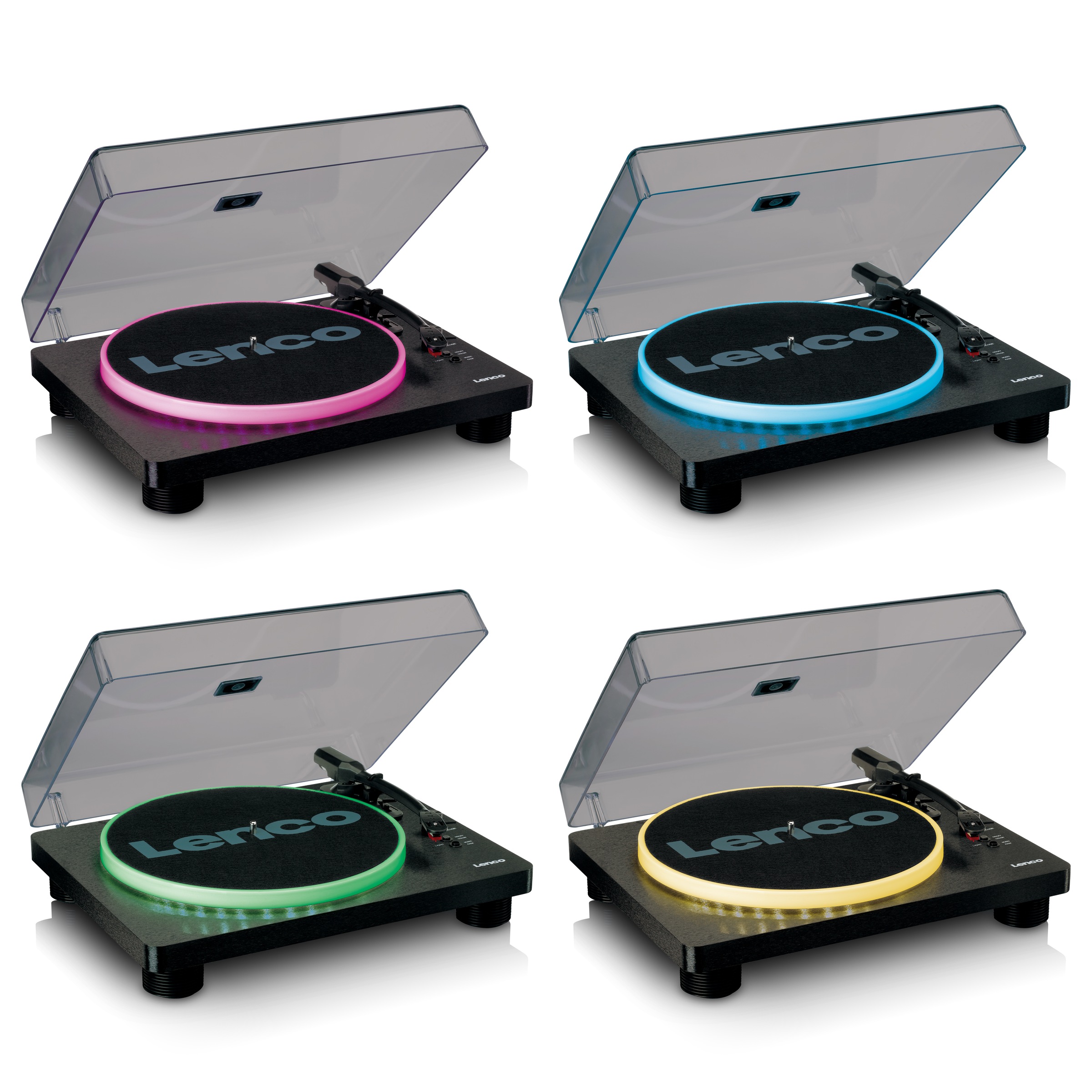 Lenco Plattenspieler »LS-50LEDBK«