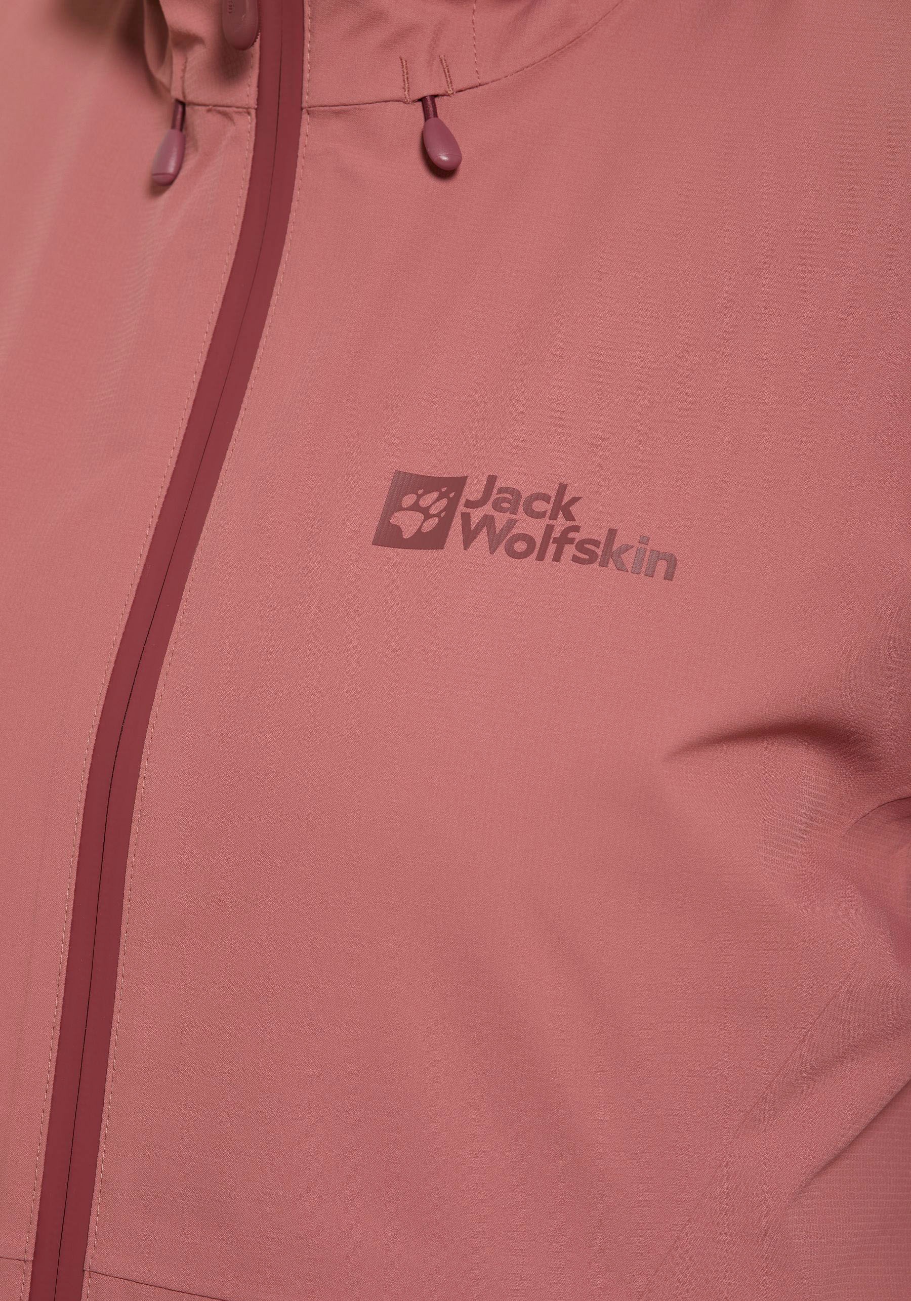 Jack Wolfskin Outdoorjacke »WISPER JACKET«, mit Kapuze