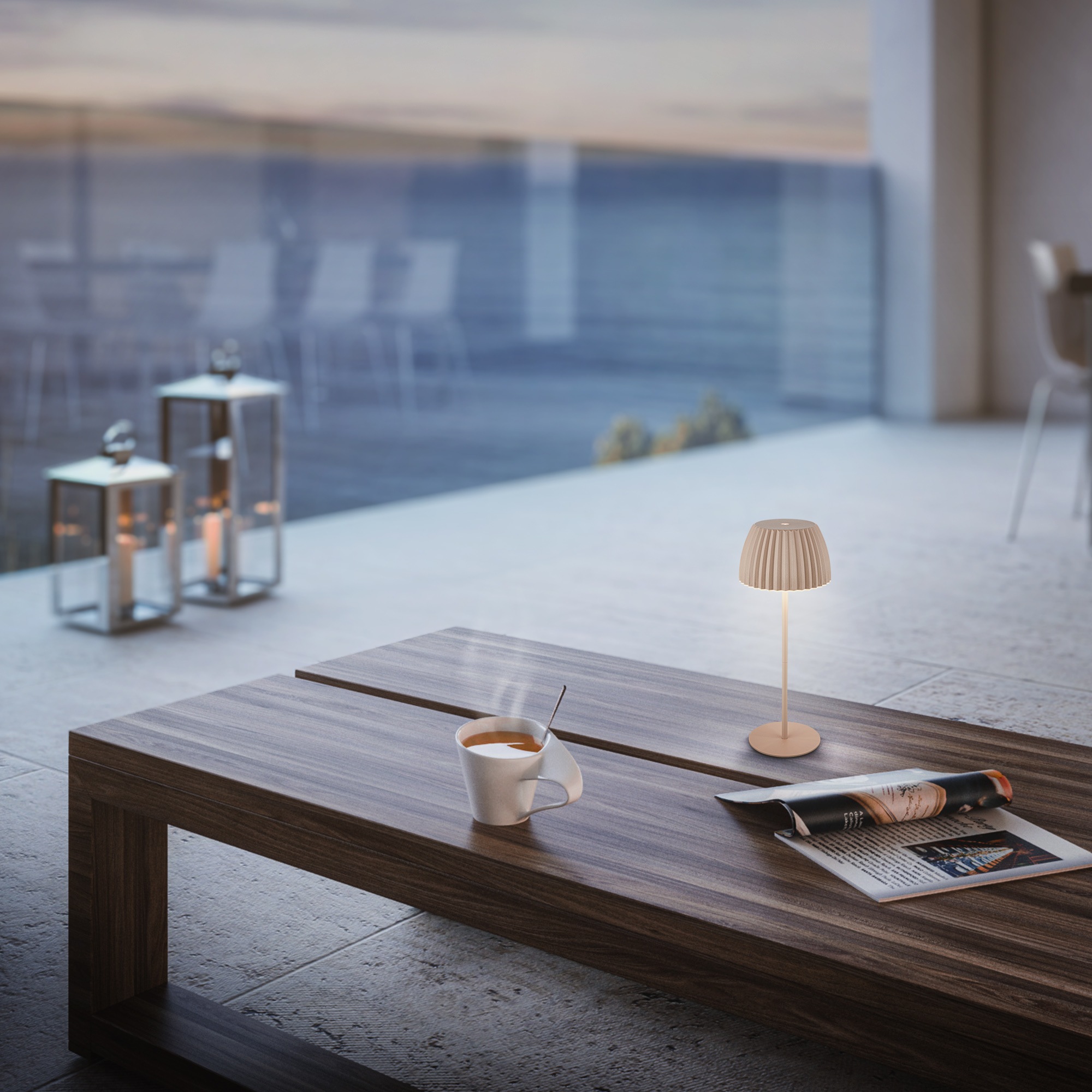 Briloner Leuchten LED Tischleuchte »Akku LED Tischleuchte« LED-Modul