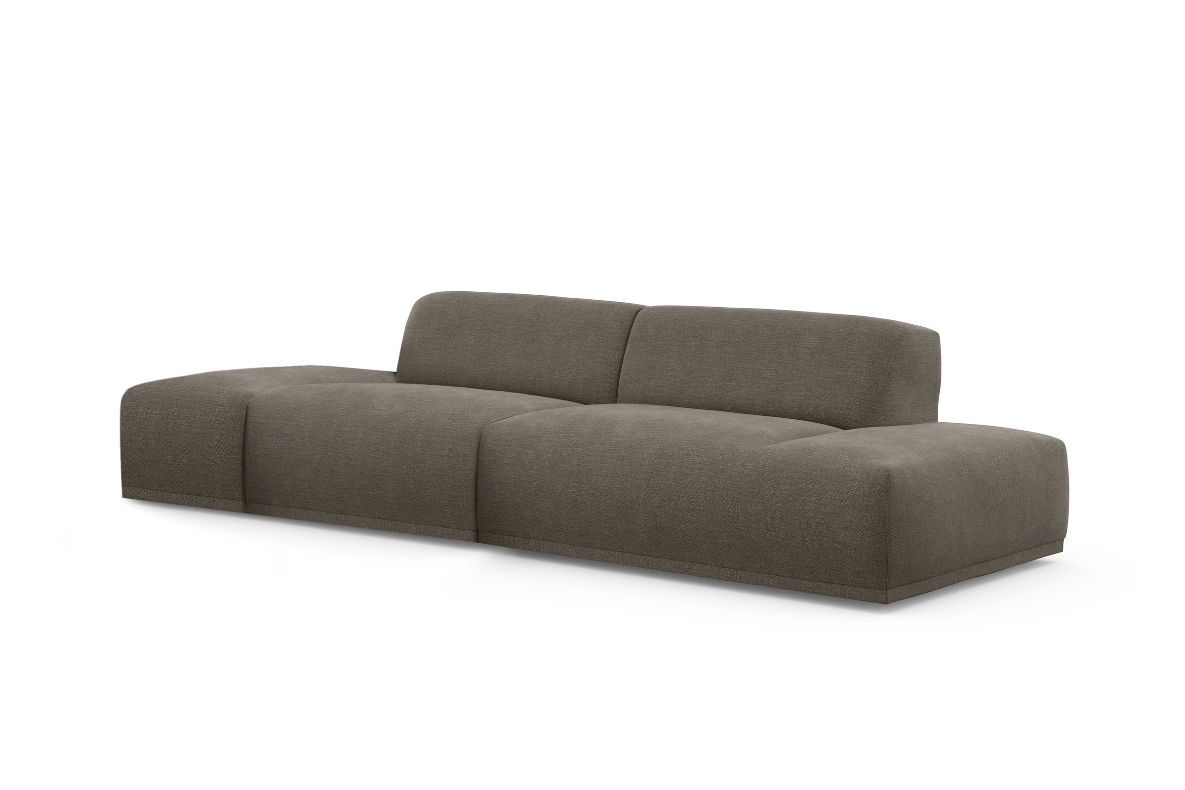 TRENDMANUFAKTUR Big-Sofa »Braga, toller Sitzkomfort, Designsofa«, in moderner Optik, mit hochwertigem Kaltschaum