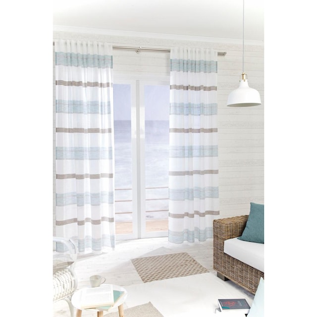 HOMING Vorhang »Lea«, (1 St.), Streifen, modern, Farbverlauf,  Wohnzimmer,Schlafzimmer online kaufen