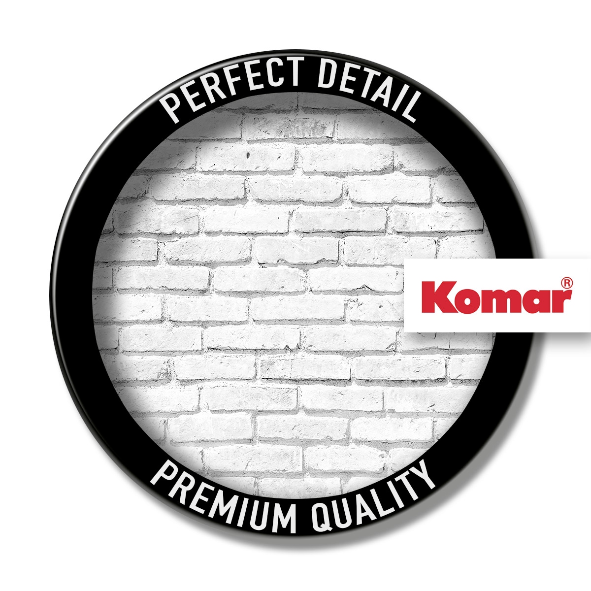 Komar Fototapete »Vlies - Brick Wall - Größe 368 x 248 cm«, bedruckt, Wohnzimmer, Schlafzimmer