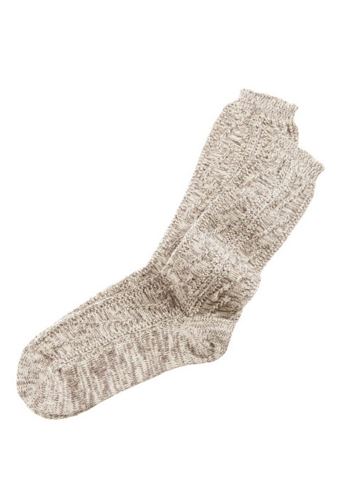 Lusana Trachtensocken, (1 Paar), Herren mit Strickmuster kaufen