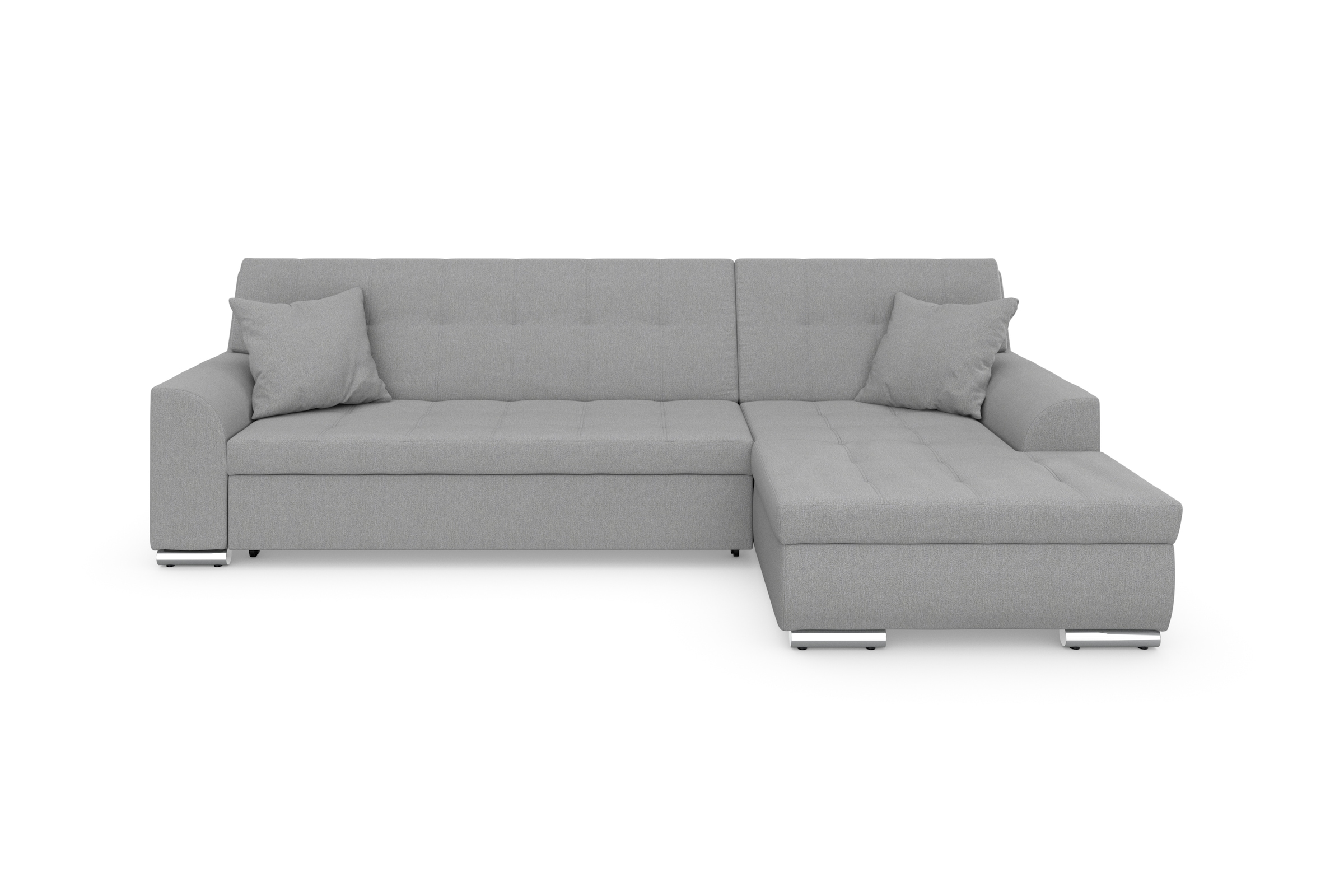 DOMO collection Ecksofa Treviso, wahlweise mit Bettfunktion, incl. Zierkissen