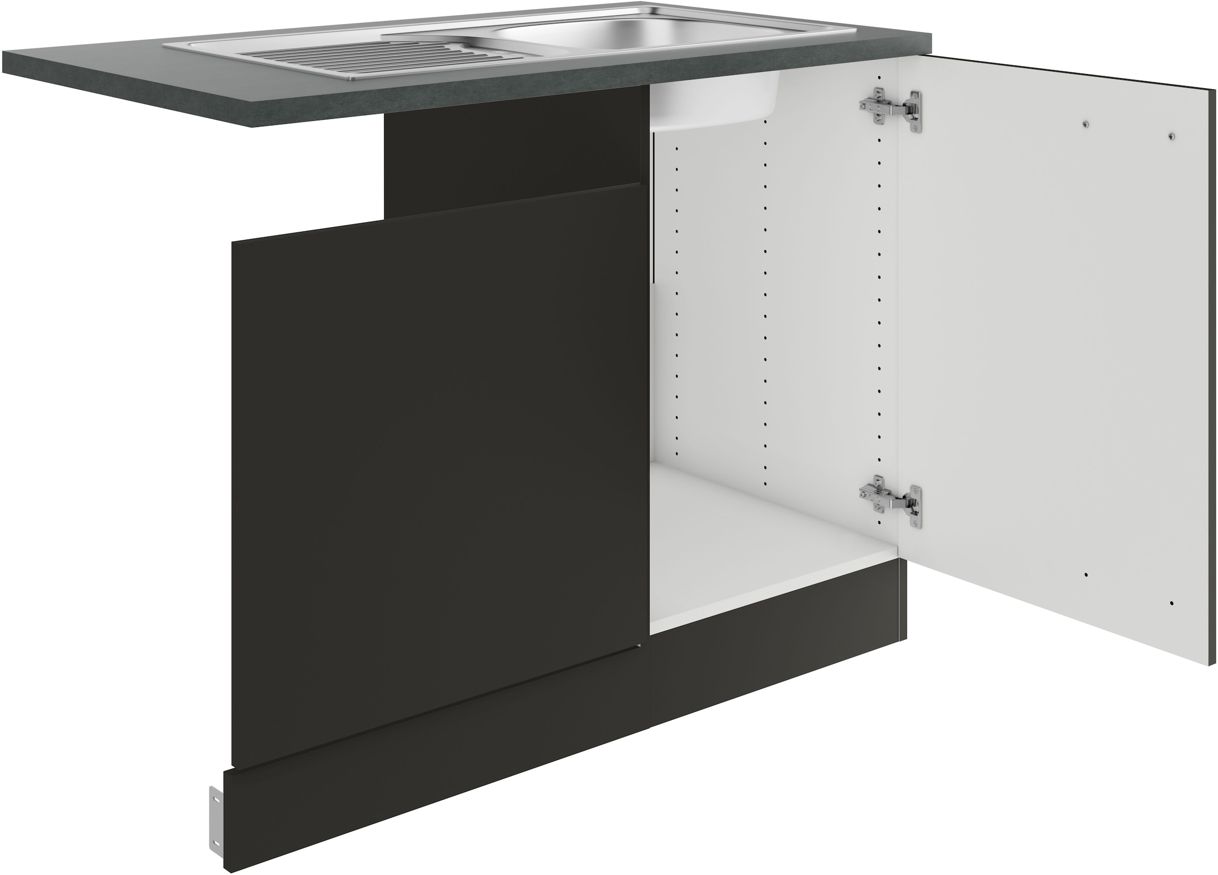 OPTIFIT Spülenschrank »Palma«, Breite 110 cm, geeignet für teilintegrierte Geschirrspüler