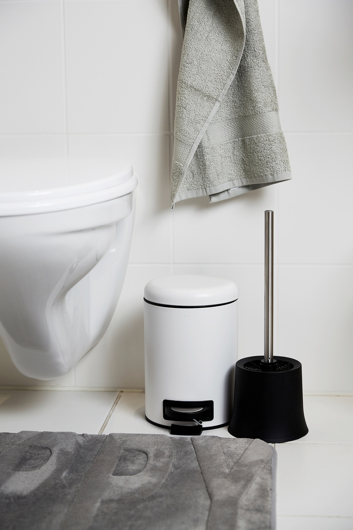Polypropylen-Edelstahl-Kunststoff, schwarz WC-Garnitur | Set, kaufen Garantie mit 3 1 aus »Basic Schwarz«, WENKO online XXL St., Jahren