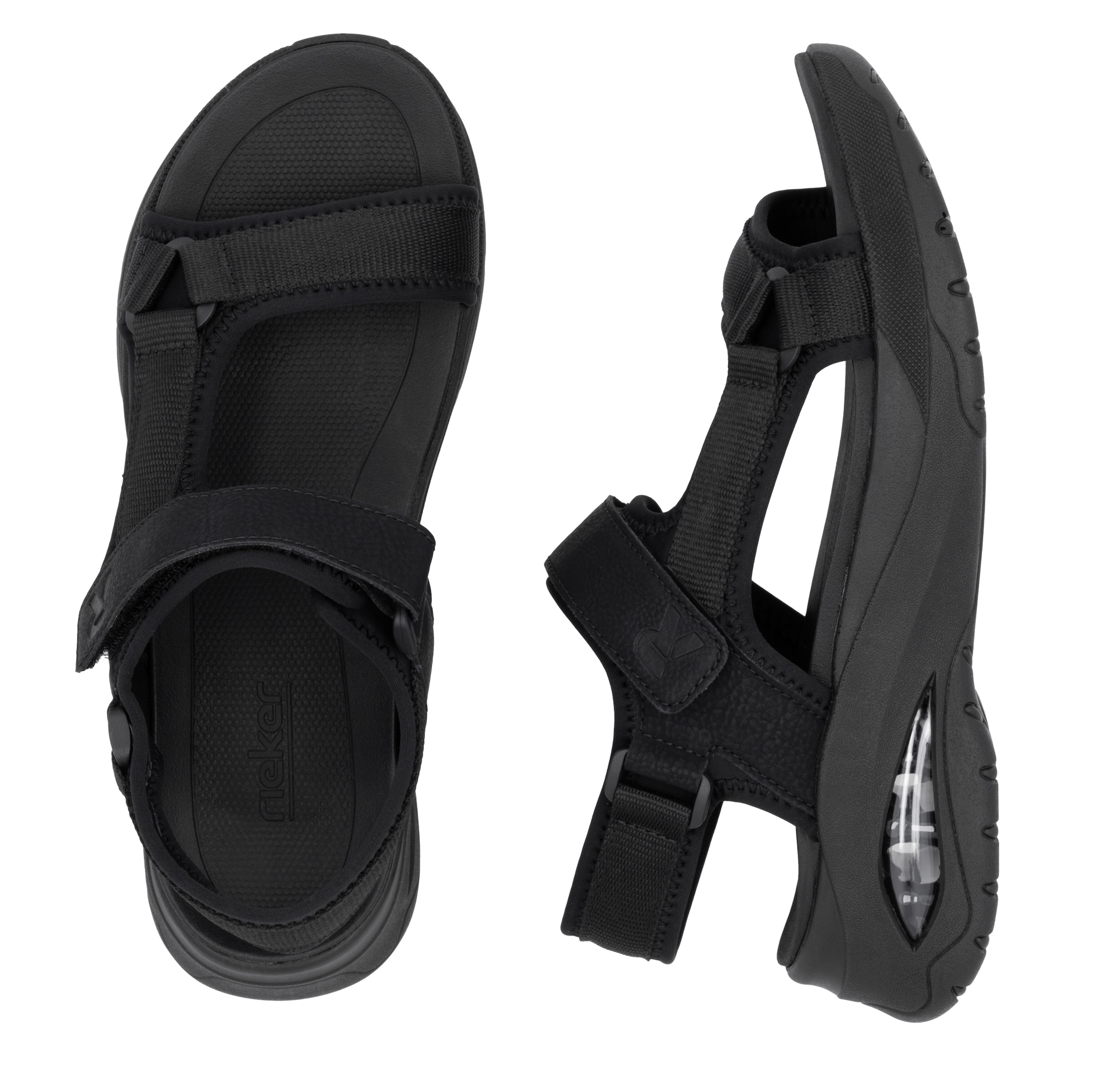 RIEKER Sport Trekkingsandale »Byron Bay vegan«, Outdoorsandale, Sommerschuh, Klettschuh mit RiekerAir Dämpfung