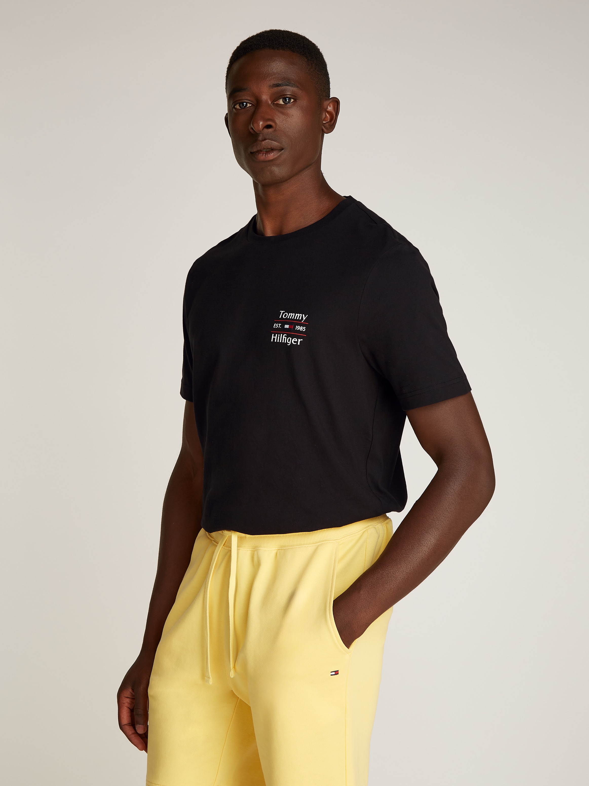 Tommy Hilfiger Rundhalsshirt »HILFIGER STACK TEE«