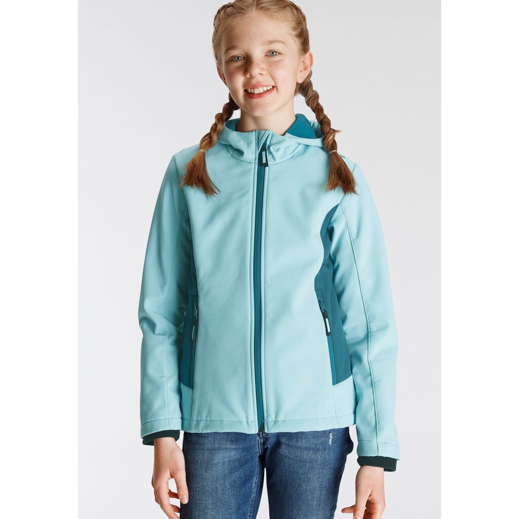 CMP Softshelljacke, mit Kapuze