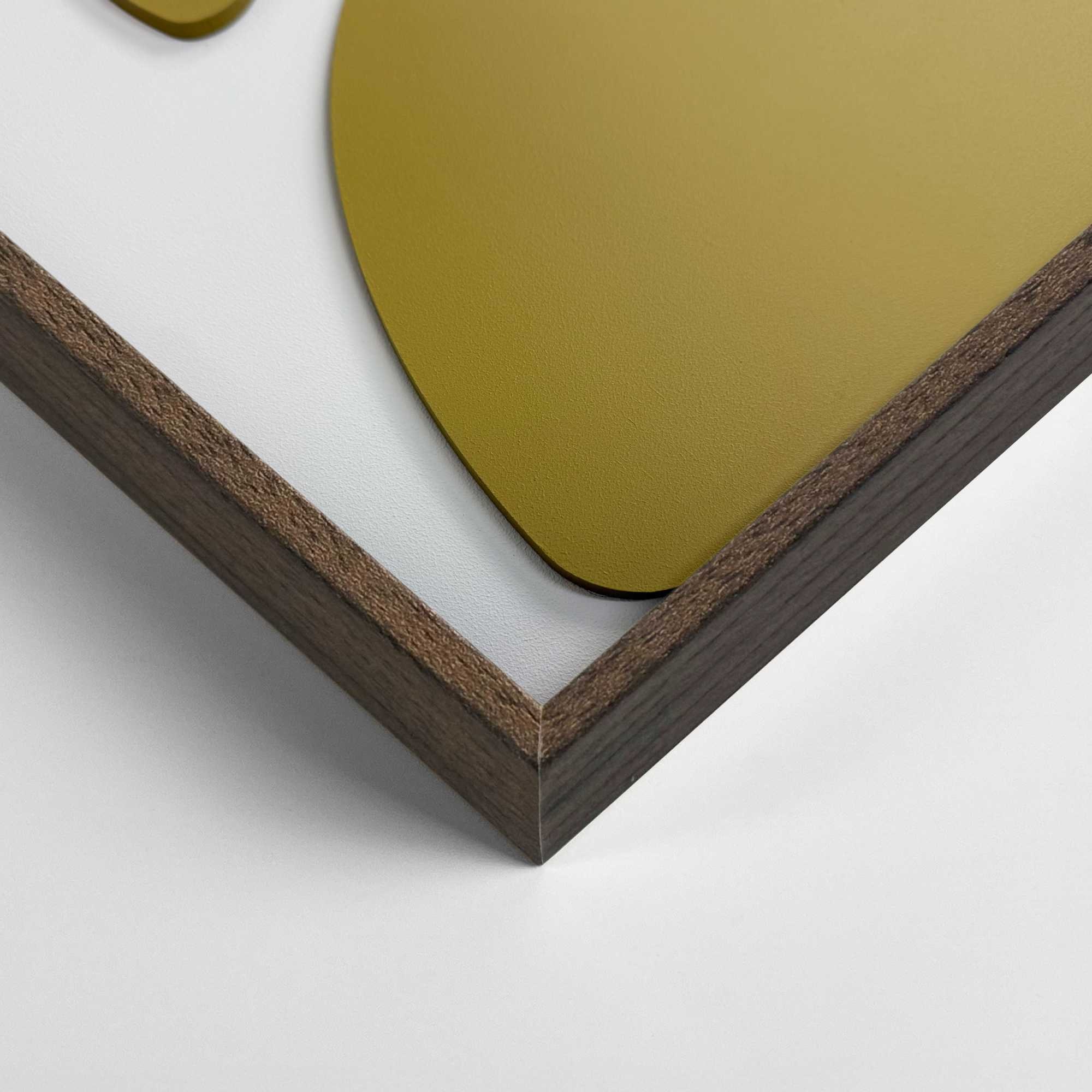 Reinders! Wandbild »Organic Pebbles green« Wohnzimmer - Grün - MDF - Abstrakt - 50x70 cm